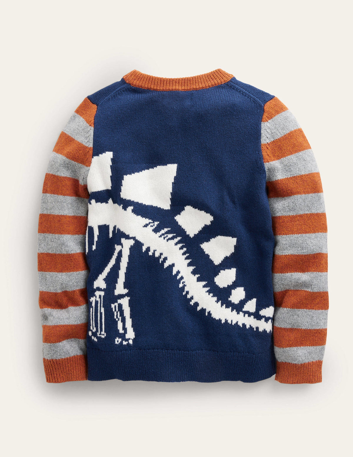 Fun Logo Jumper-College Navy Dino - Image 2