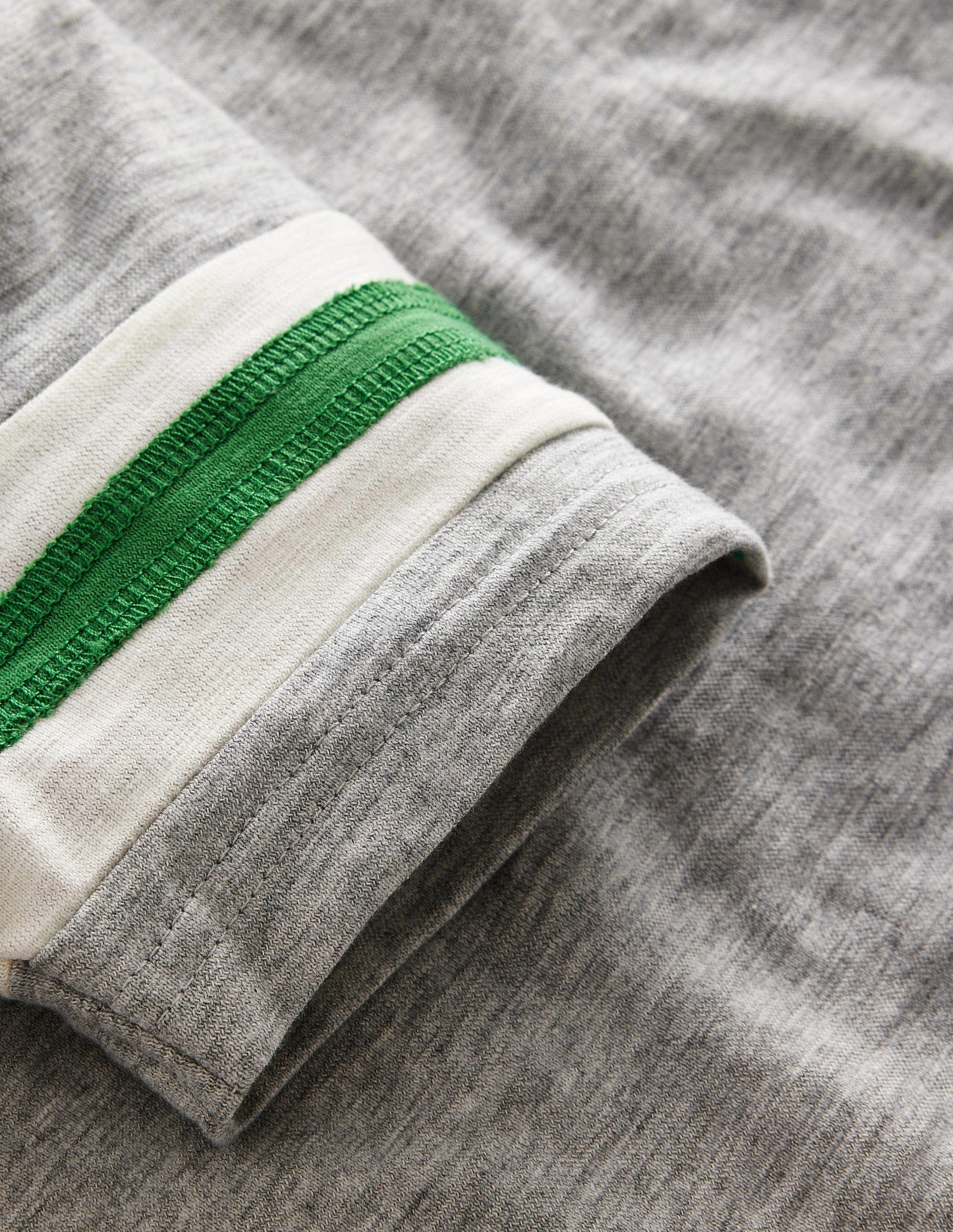 Sporty Short-Sleeve T-shirt-Jasper Grey Marl/Mandarin Red-3