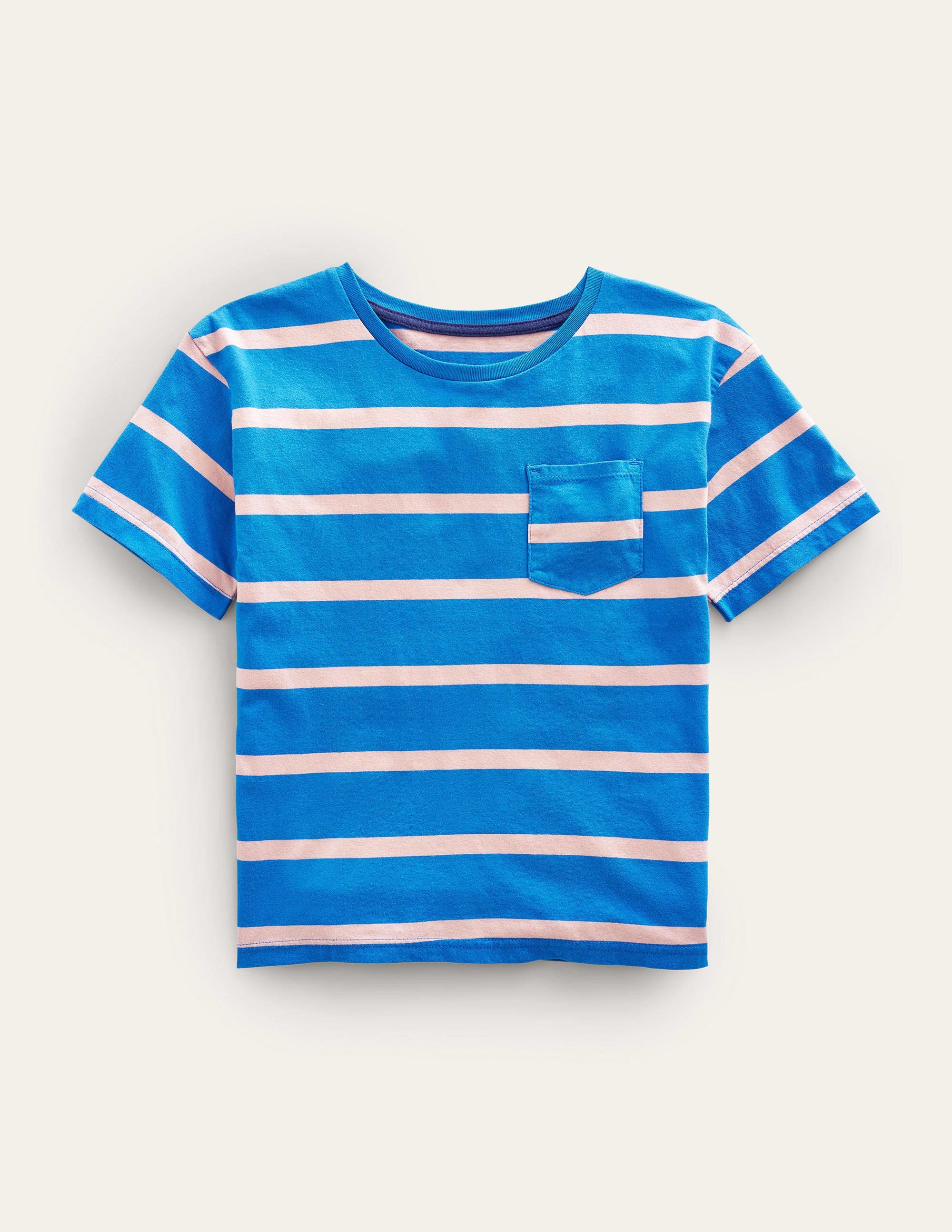 Relaxed T-shirt-Provence Blue/Pink - Image 1