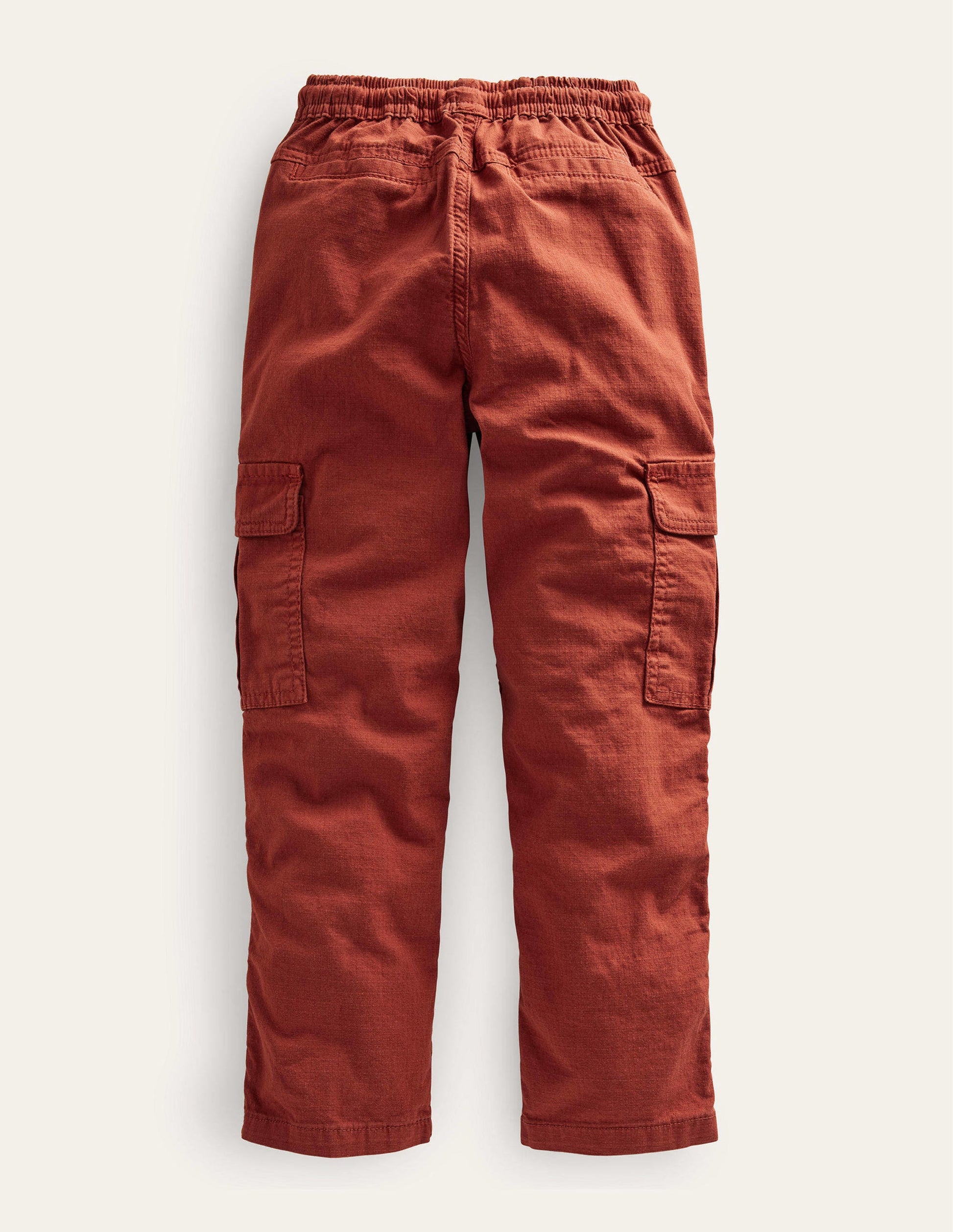 Cargo Pull-on Trousers-Roasted Chestnut-2