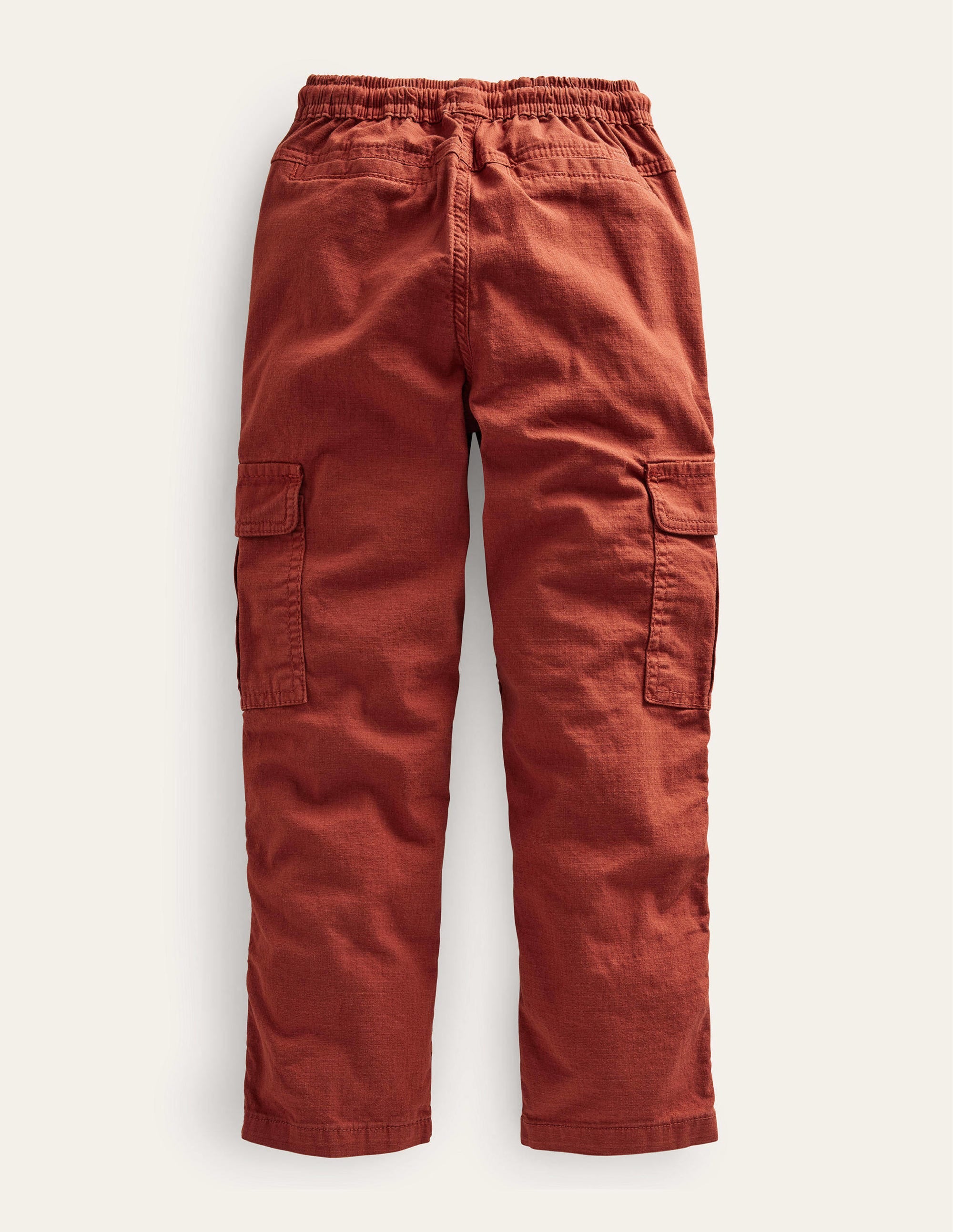 Cargo Pull-on Trousers-Roasted Chestnut - Image 2