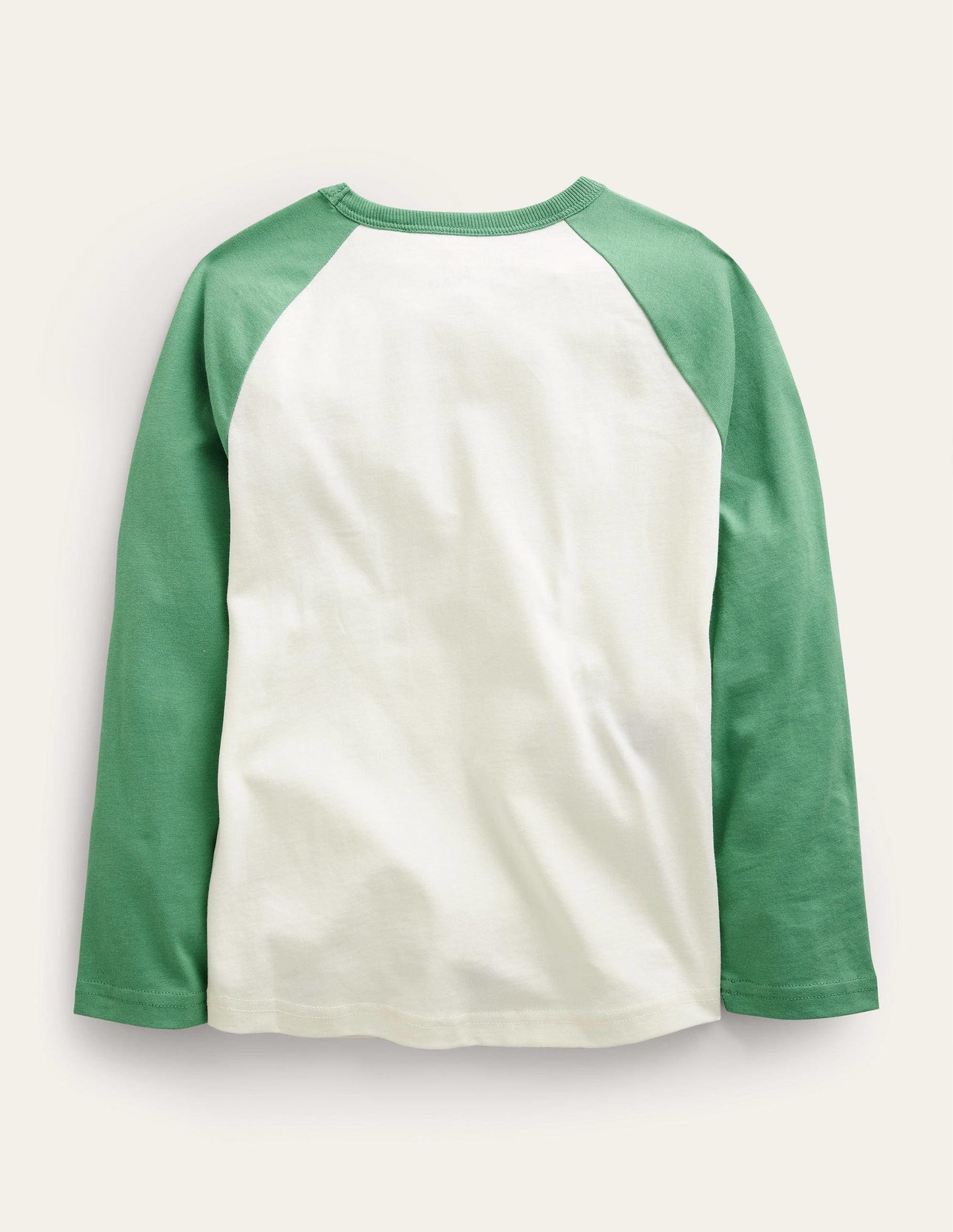Raglan T-shirt-Deep Grass Green Skateboard