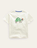 Printed Humour T-shirt-Vanilla Pod Turtle