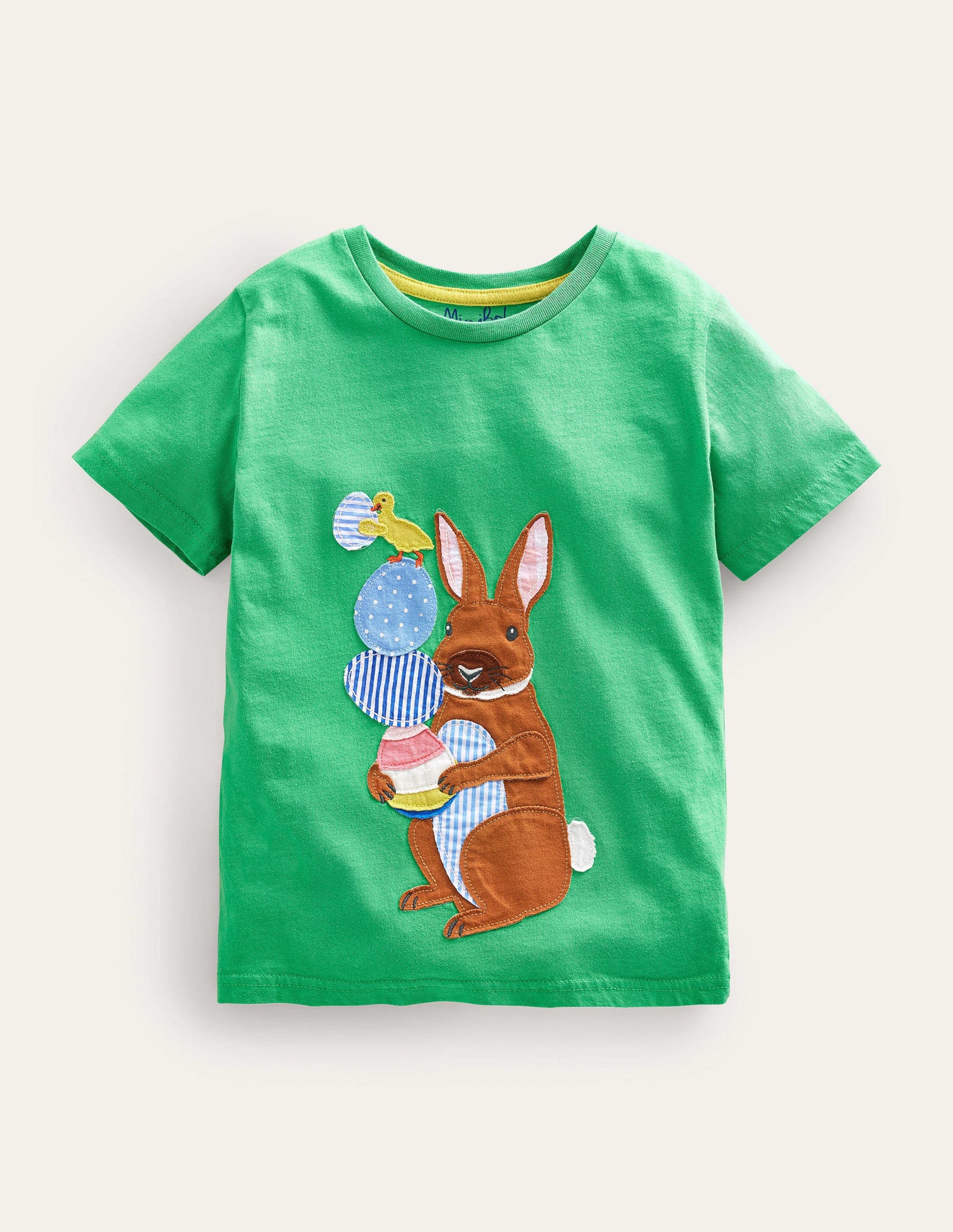 Easter Appliqué T-shirt-Aloe Green Easter-1