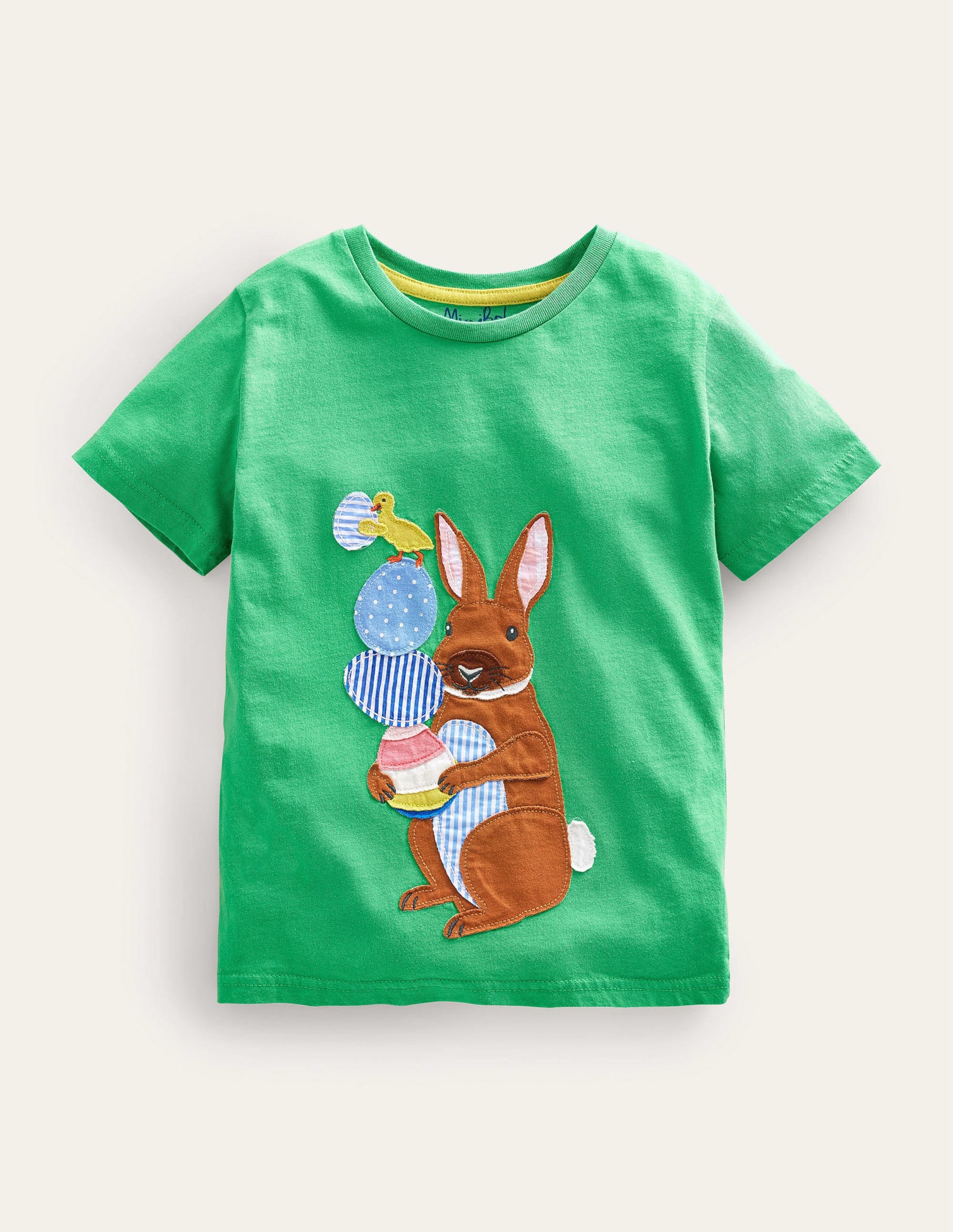 Easter Appliqué T-shirt-Aloe Green Easter - Image 1