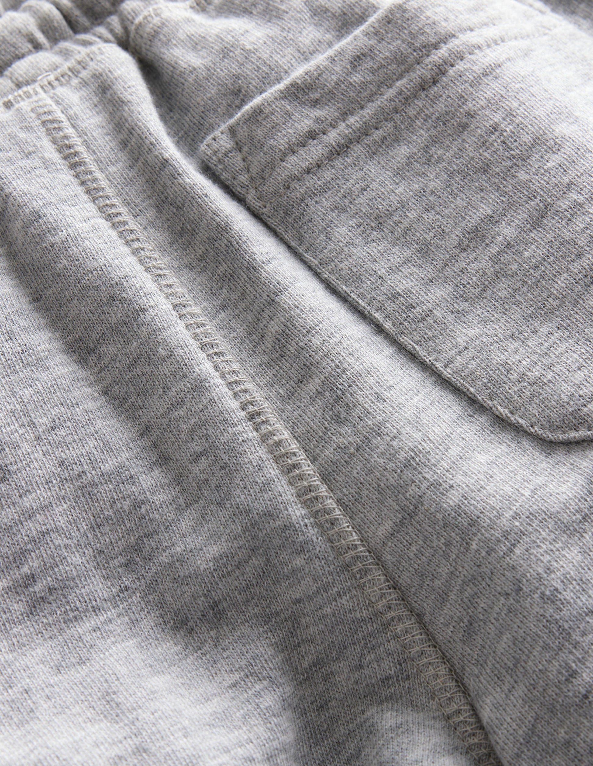 Slub Cargo Joggers-Grey Marl-3