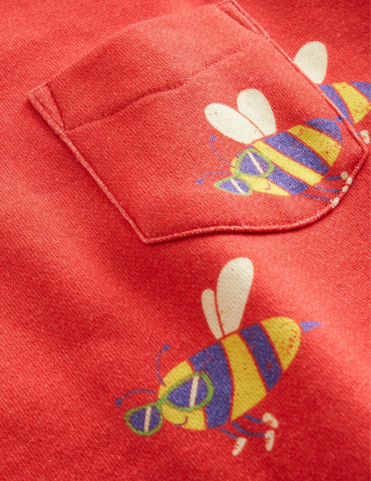 Printed Sweatshirt-Jam  Red Dude Bees - Image 3