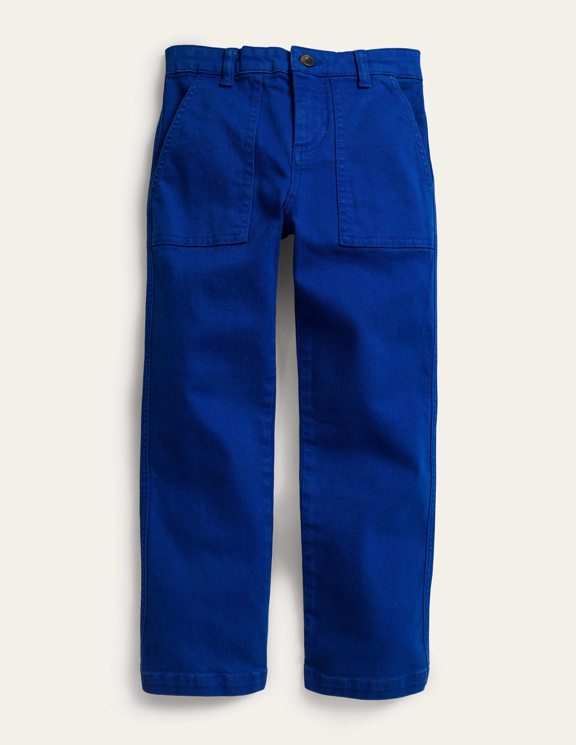 Relaxed Pocket Trousers-Bluing Blue-1