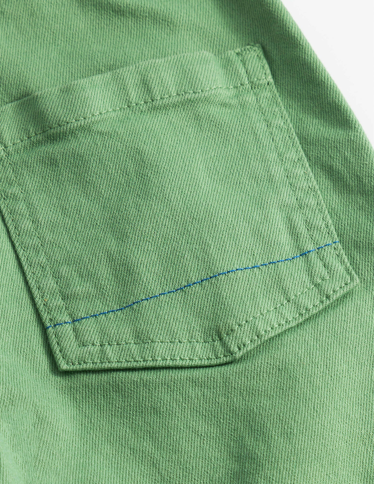 Relaxed Pocket Trousers-Deep Grass Green-3