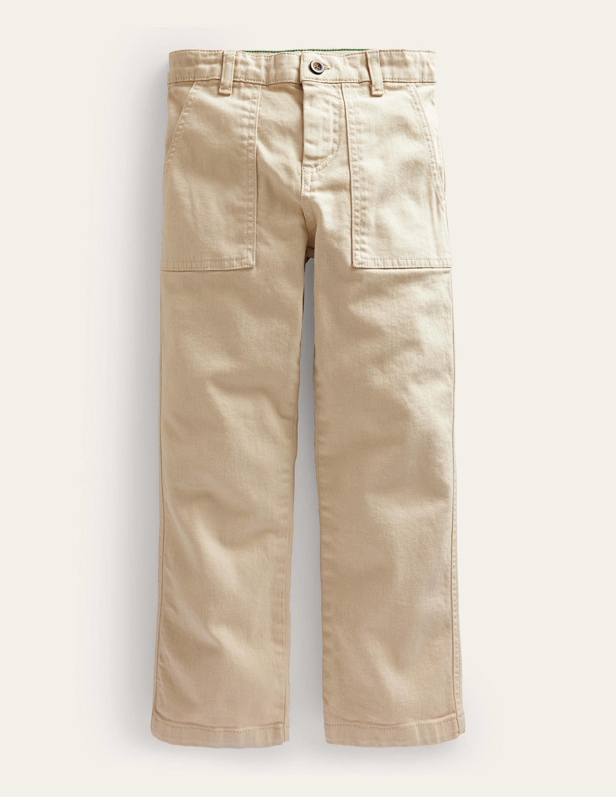 Relaxed Pocket Trousers-Stone - Image 1