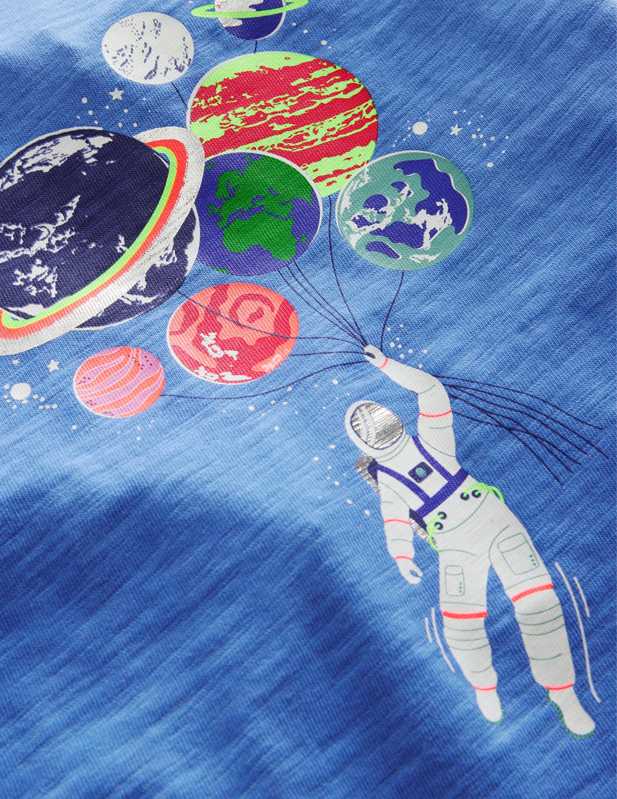 Glow Raglan T-shirt-Penzance Blue Space - Image 3