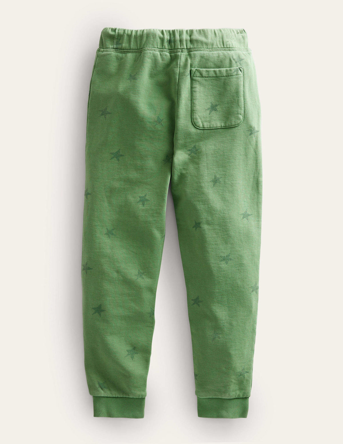 Printed Garment Dye Joggers-Safari Green Scribble Star-2