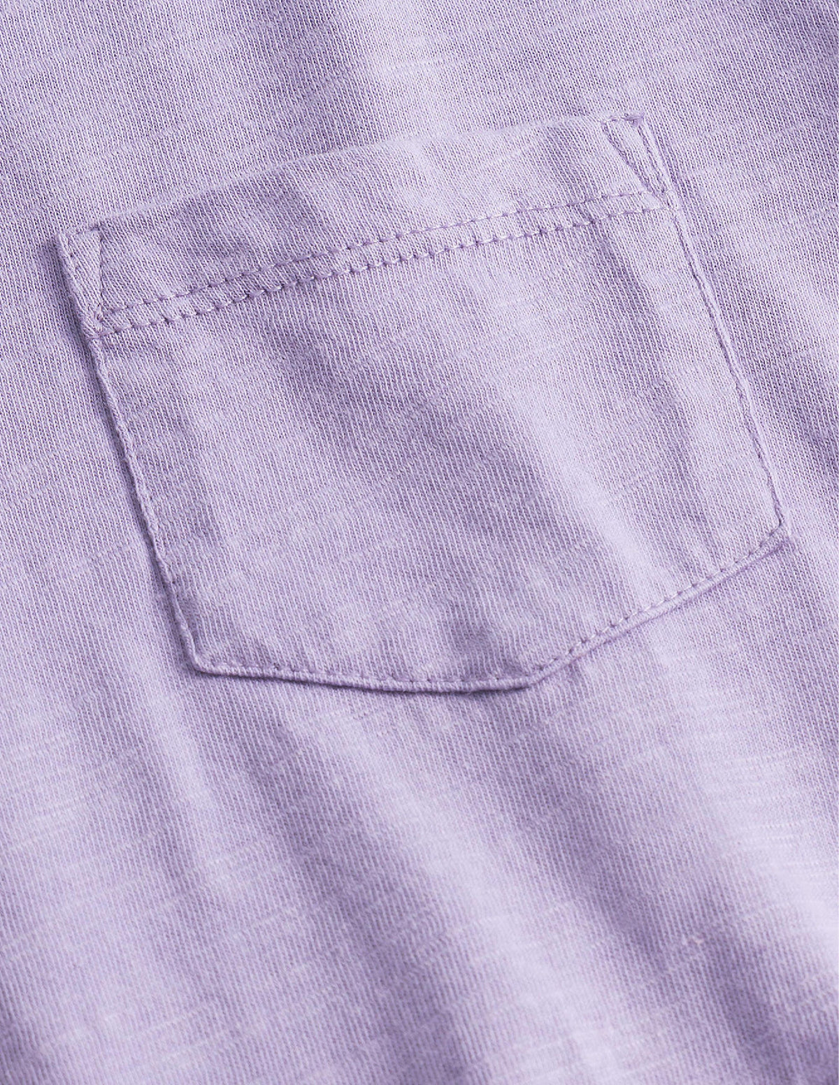 Long-sleeved Washed T-shirt-Misty Lavendar Purple - Image 3