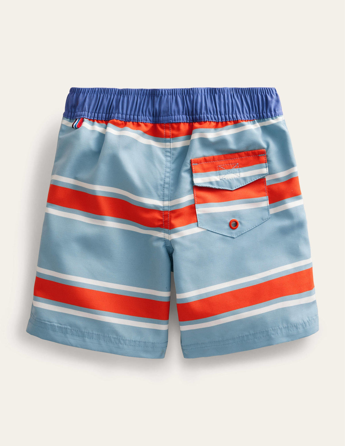 Board Shorts-Tourmaline, Fire Opal Stripe - Image 2