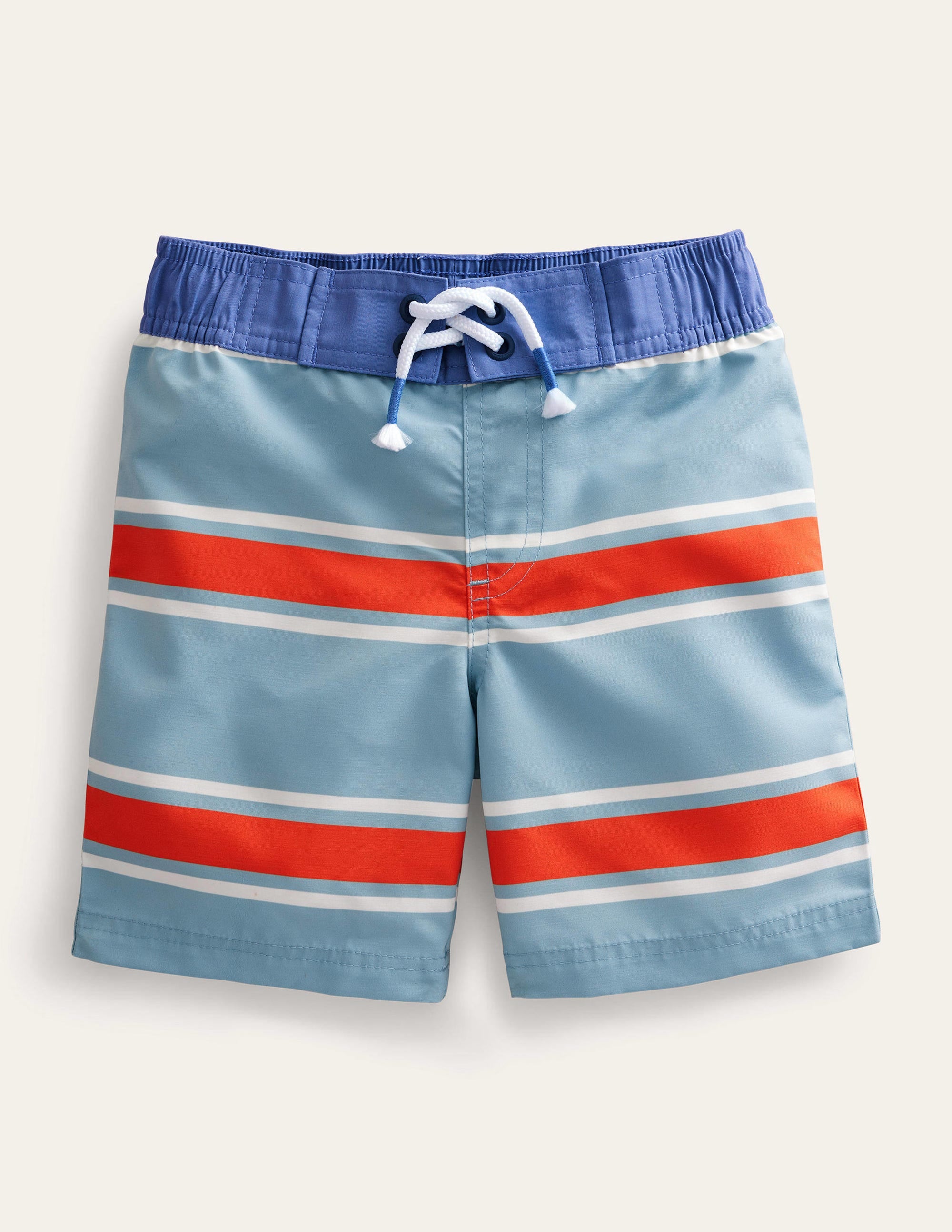 Board Shorts-Tourmaline, Fire Opal Stripe - Image 1