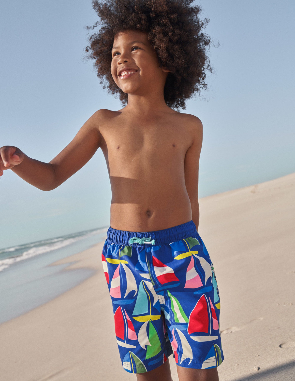 Swim Shorts-Aqua Bananas - Image 4