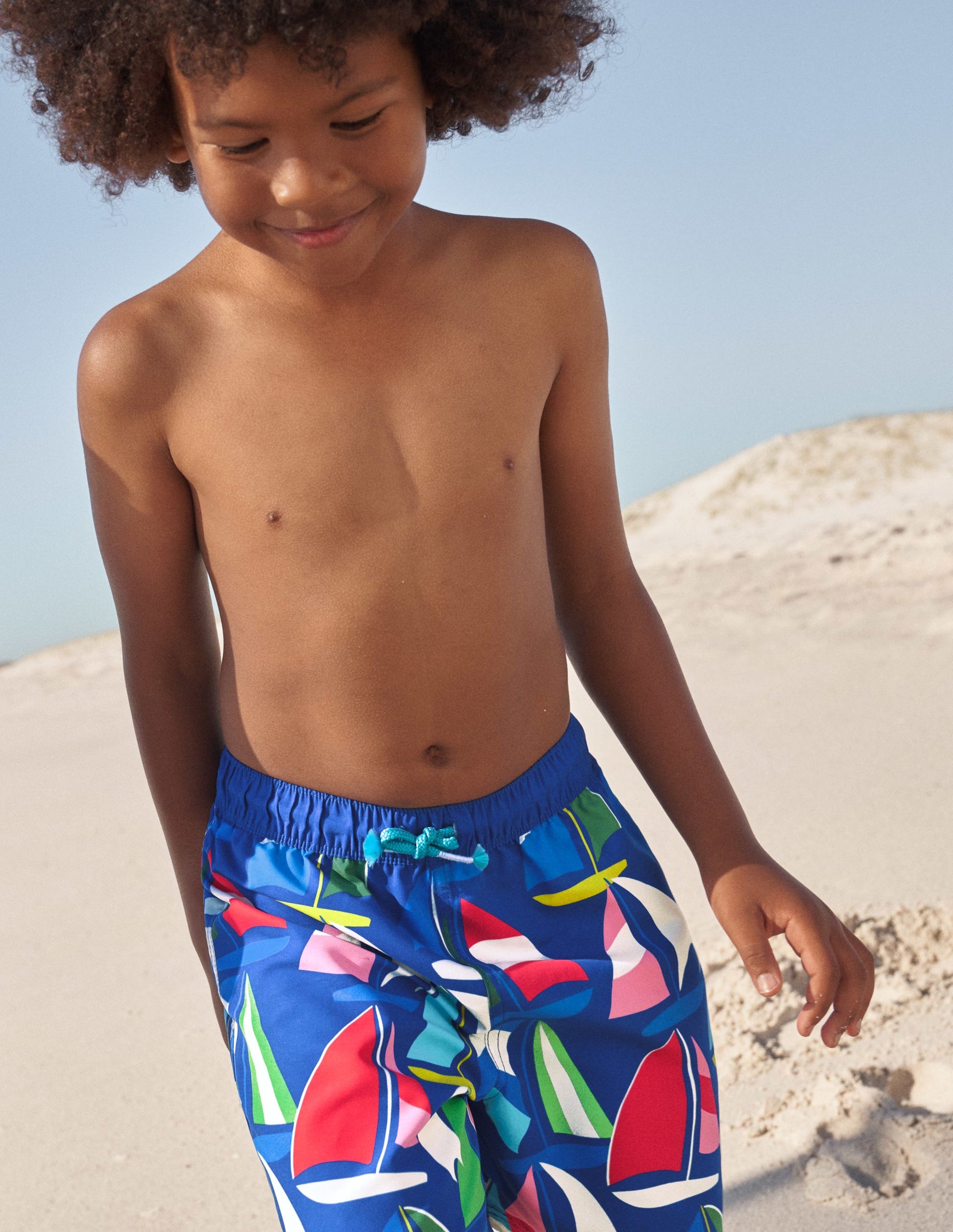 Swim Shorts-Aqua Bananas-5