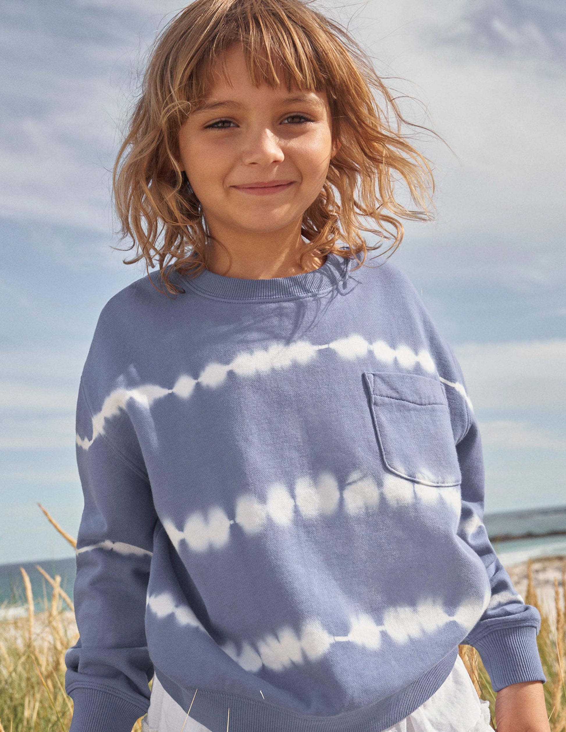 Tie Dye Sweatshirt-Blue/Ivory-4