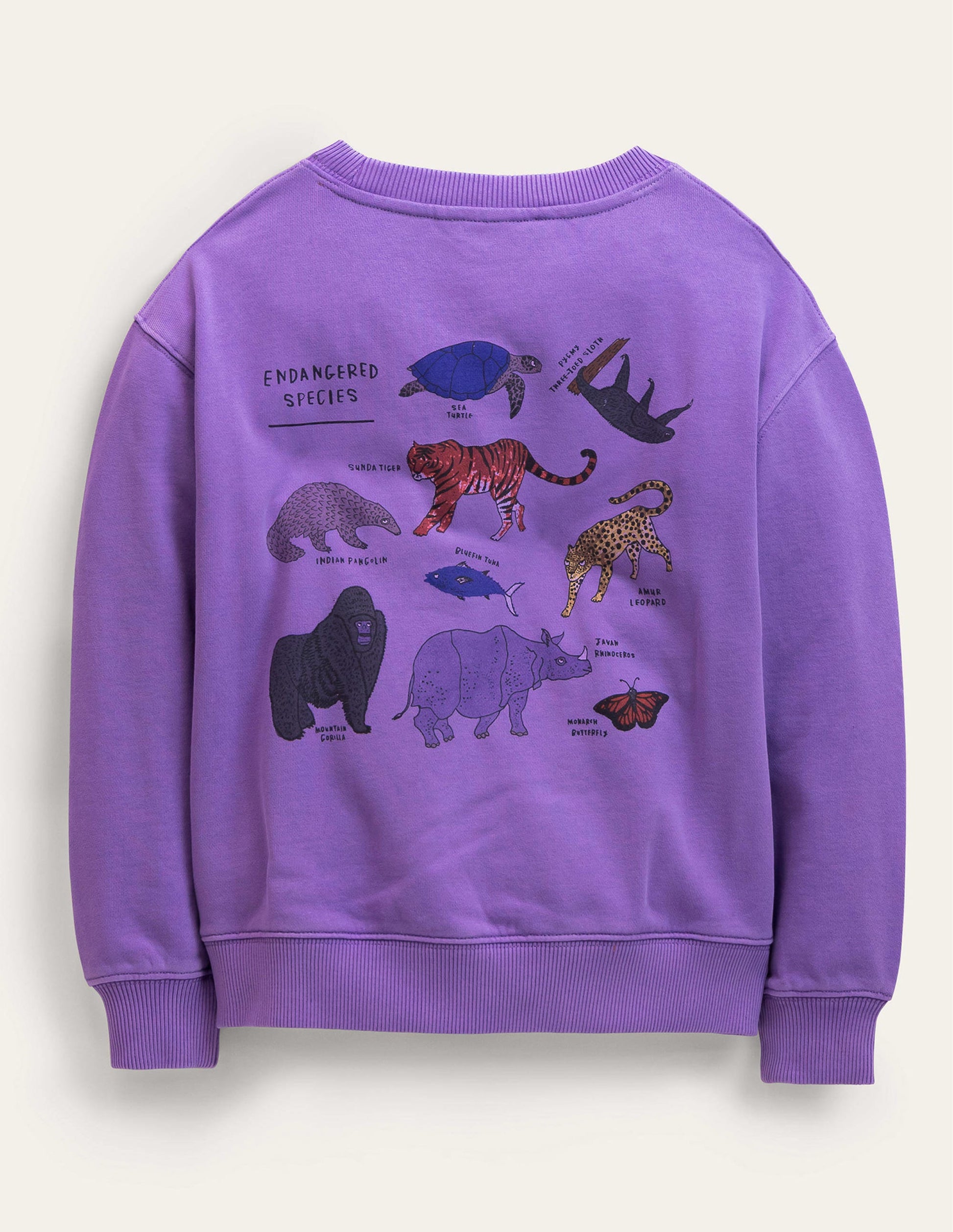 Logo Sweatshirt-Aster Purple-2