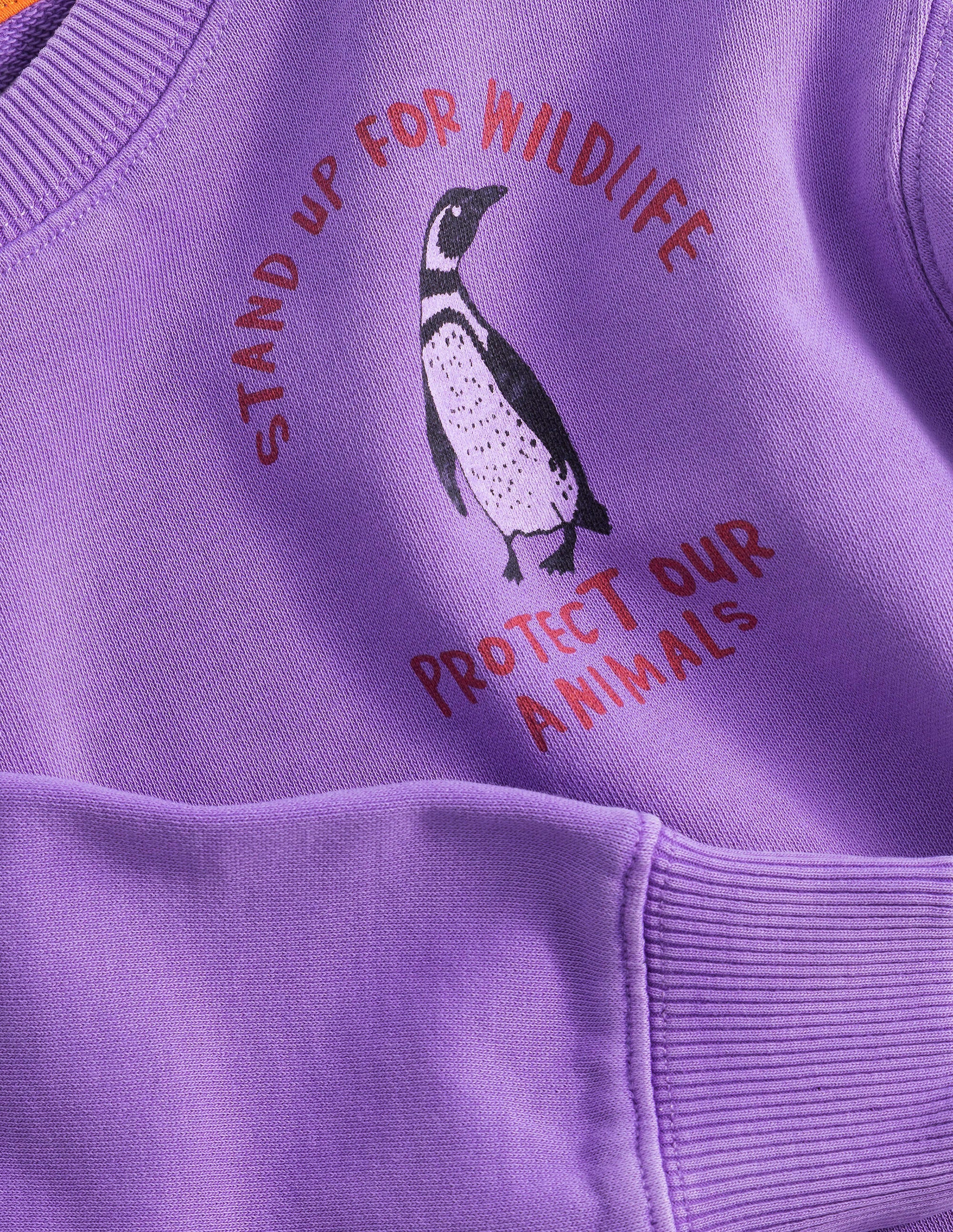 Logo Sweatshirt-Aster Purple - Image 3