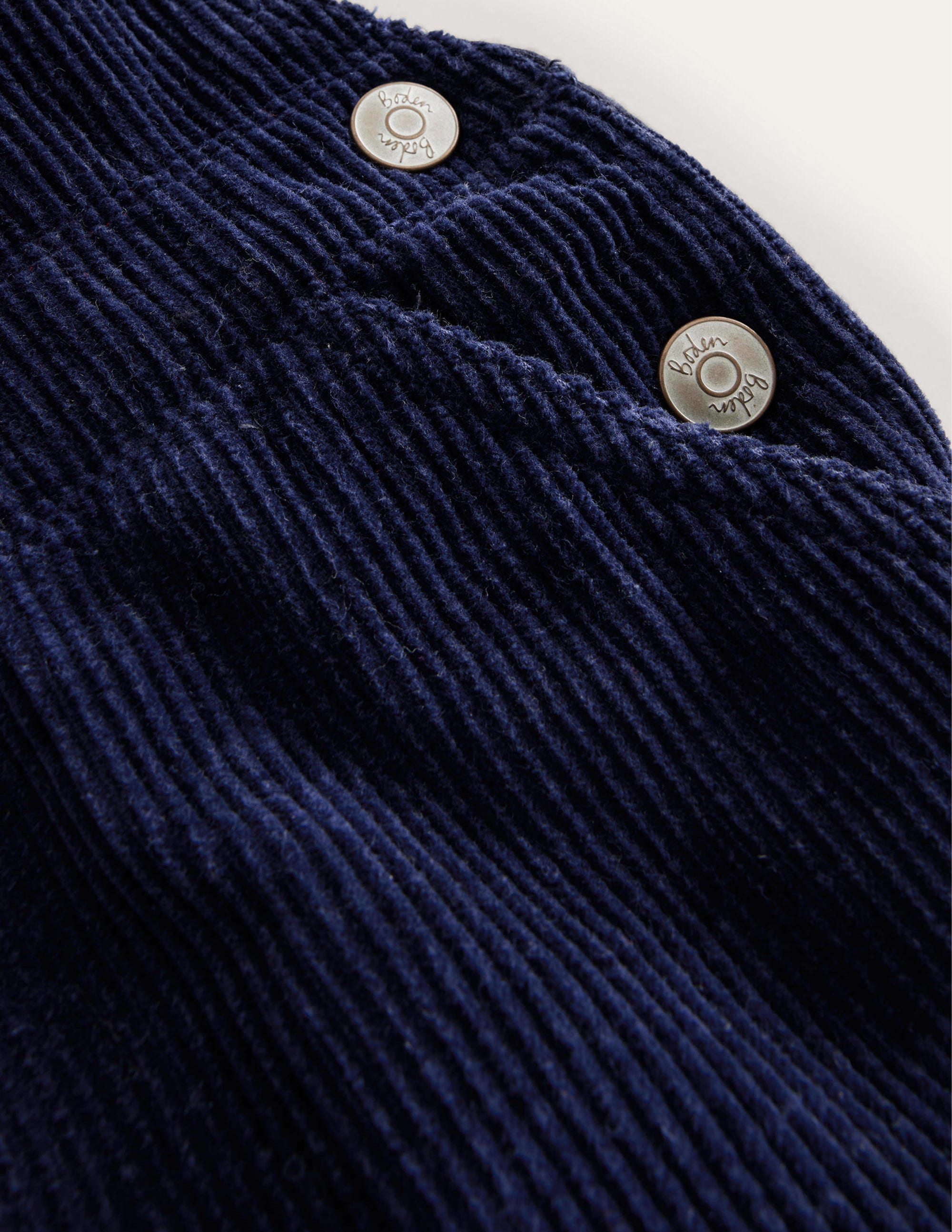Cord Utility Dungarees-College Navy - Image 4
