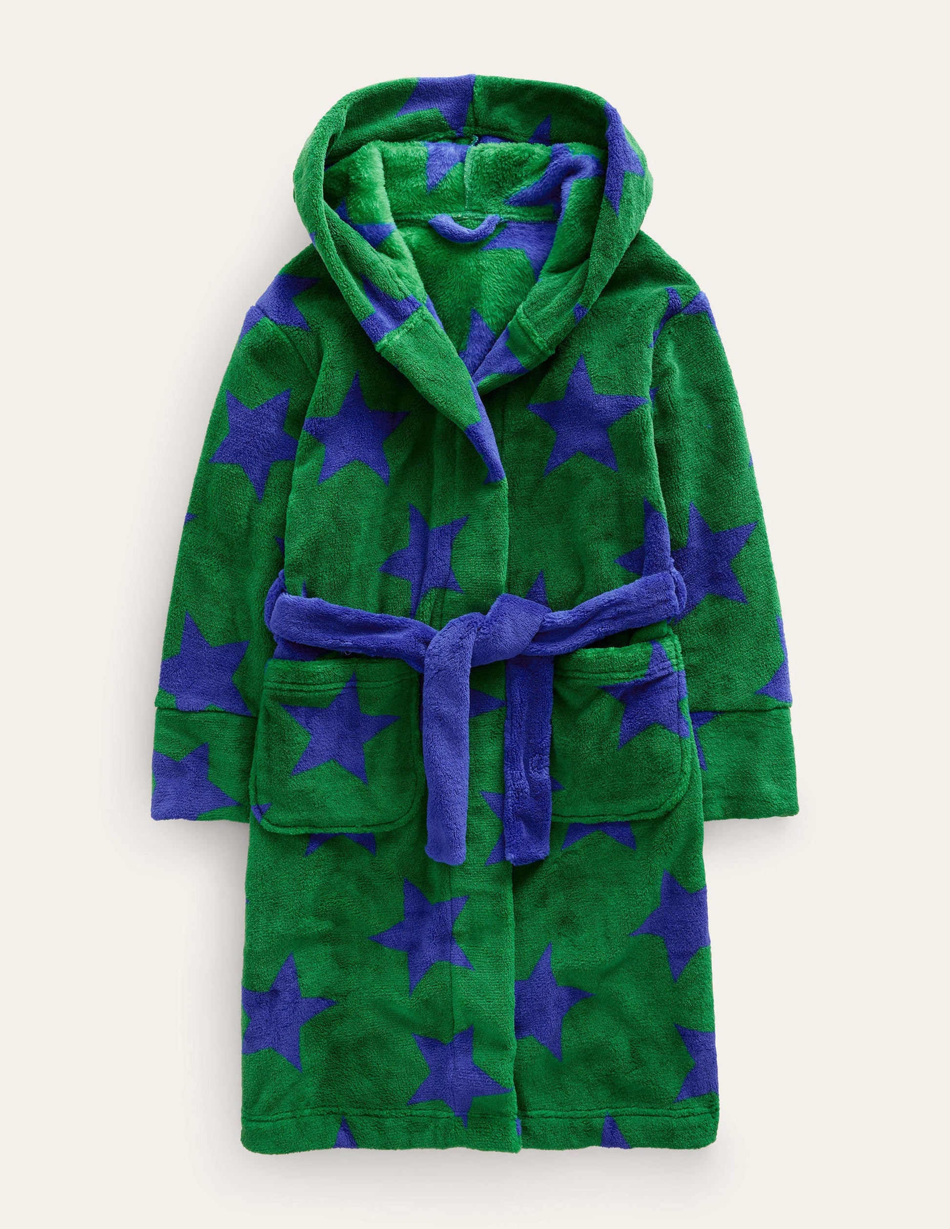 Cosy Dressing Gown-Star Print-1
