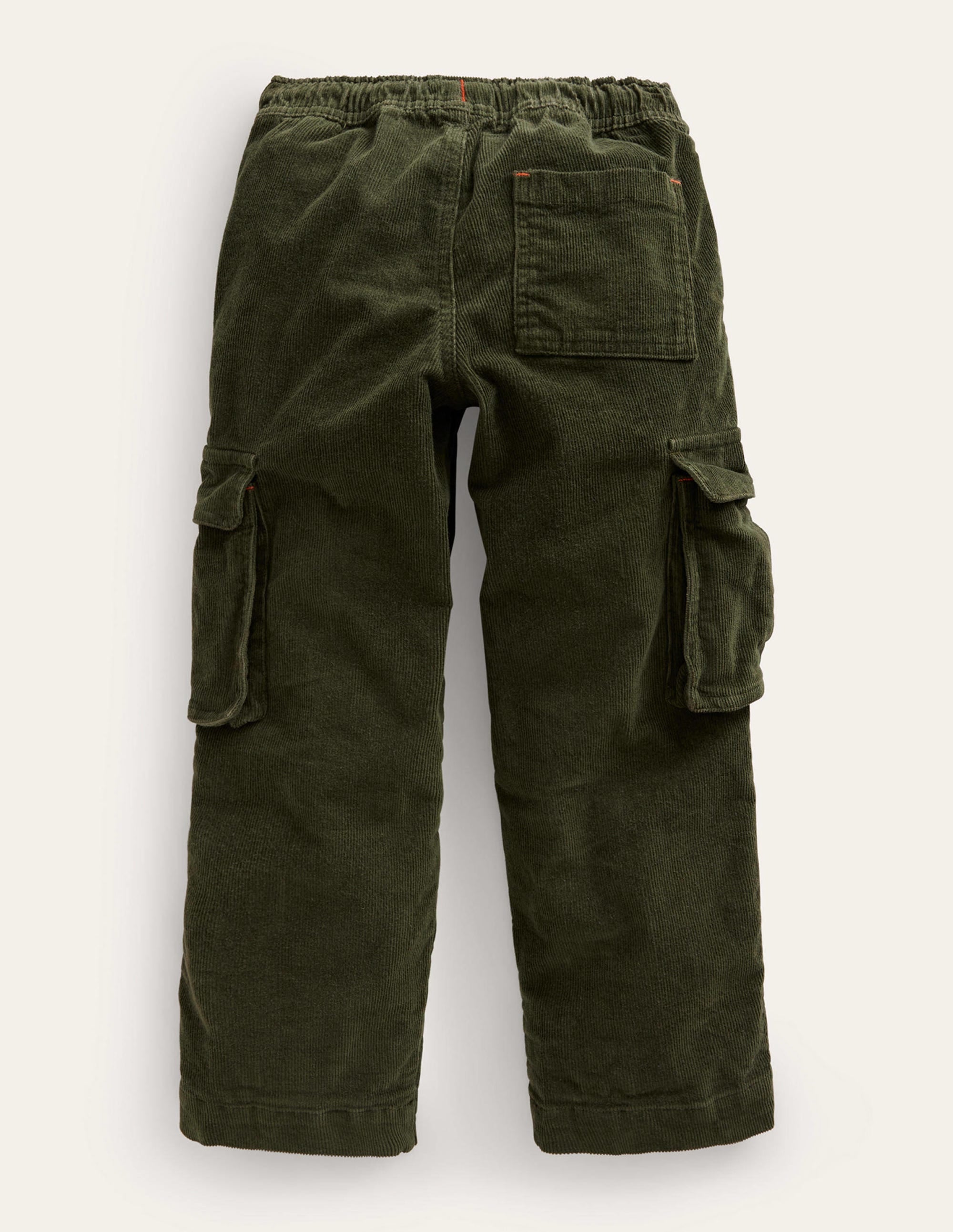 Cord Cargo Trousers-Classic Khaki - Image 2
