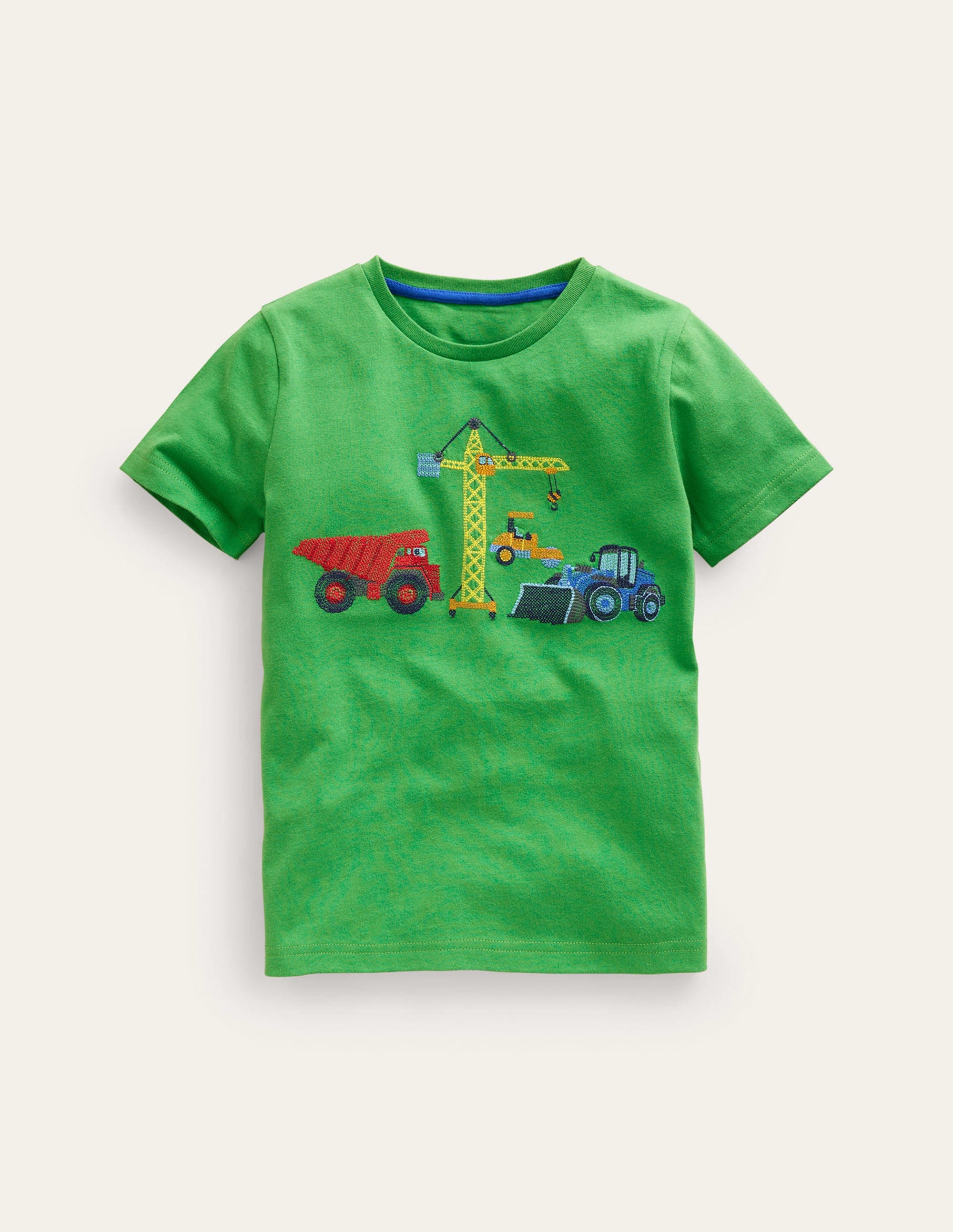 Small Superstitch T-shirt-Rosemary Green Trucks - Image 1