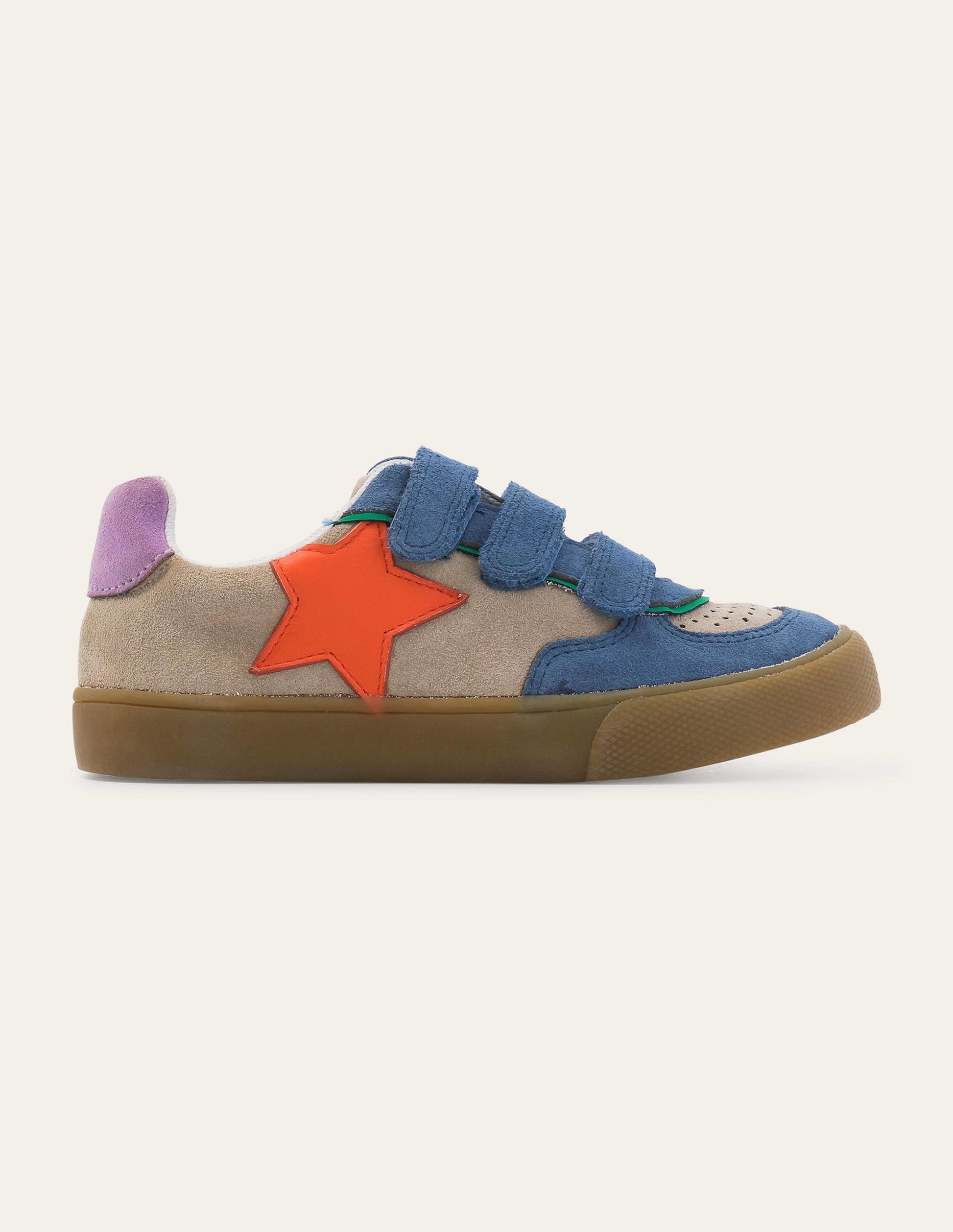 Leather Low Tops (Boys)-Multi-1