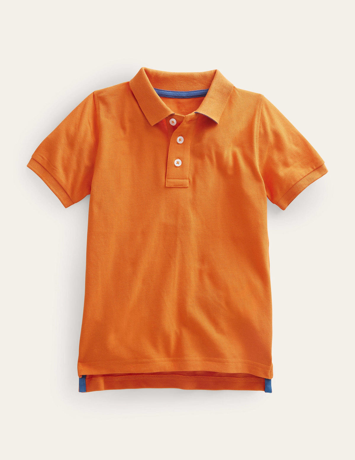 Piqué Polo Shirt-Fire Opal-1
