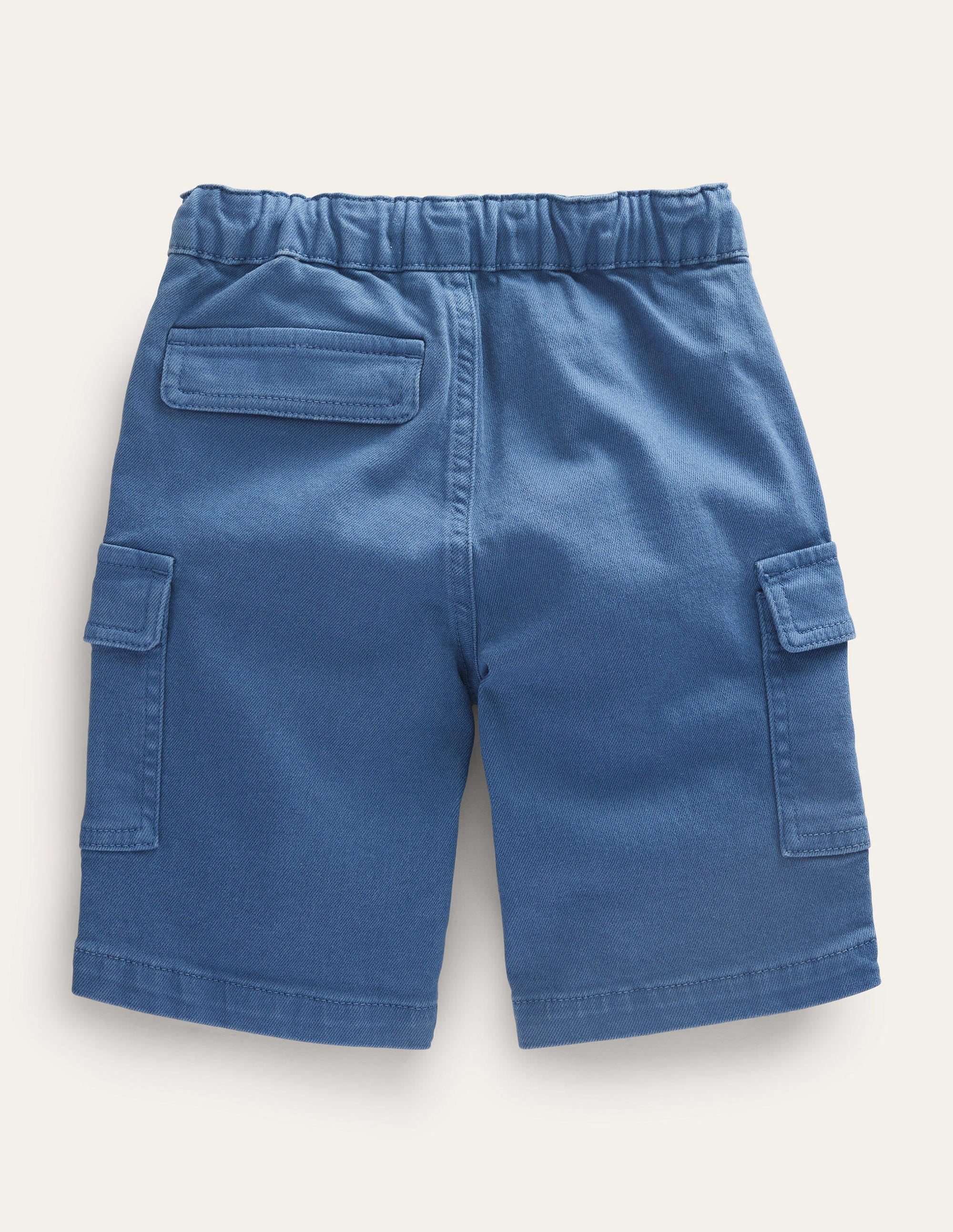 Garment Dye Cargo Shorts-Robot Blue - Image 2