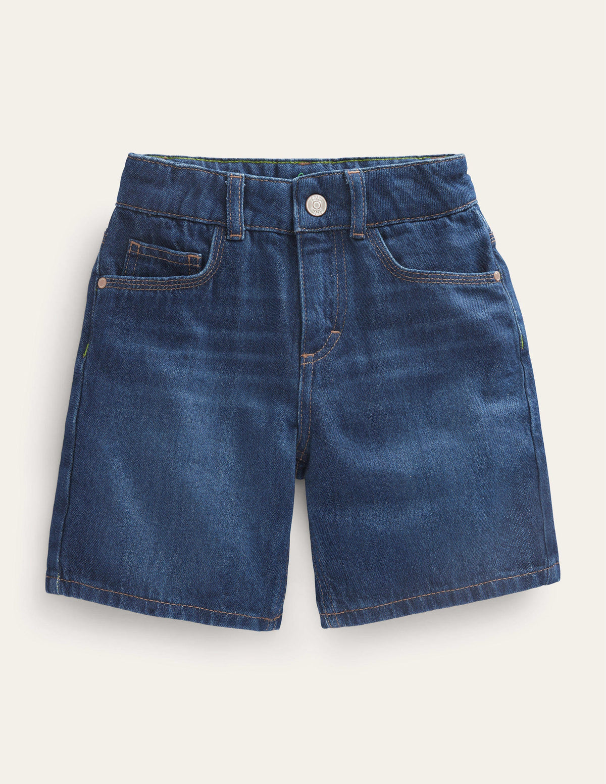 Relaxed Denim Shorts-Dark Vintage - Image 1