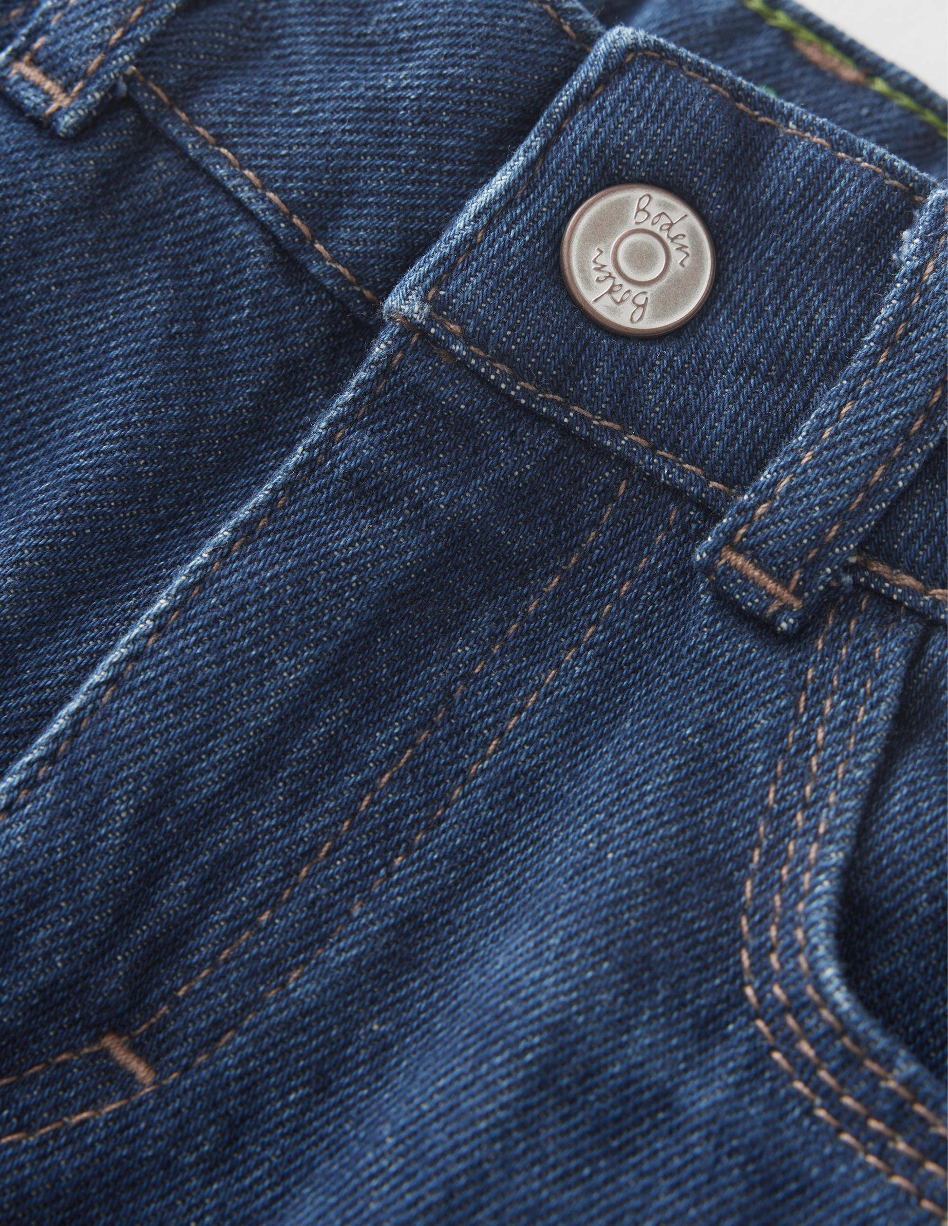 Relaxed Denim Shorts-Dark Vintage-3