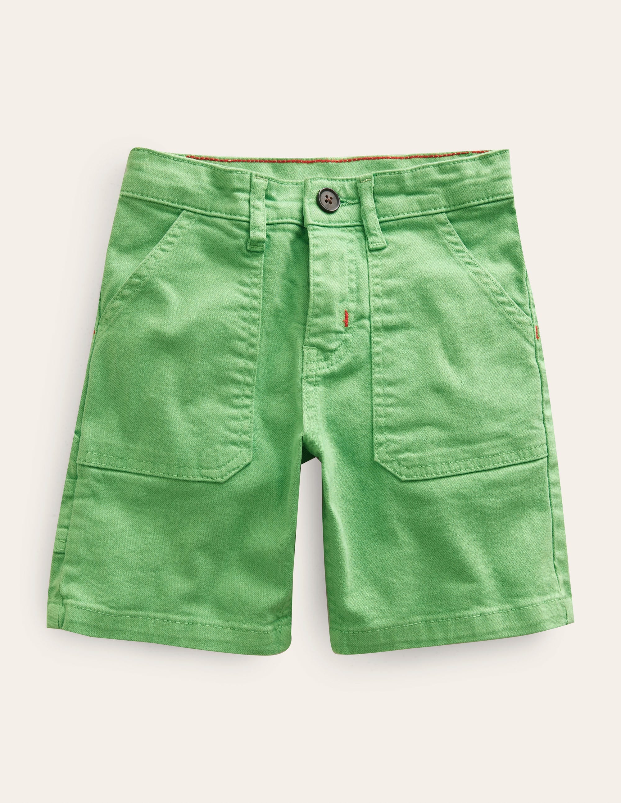 Canvas Carpenter Shorts-School Green - Image 1