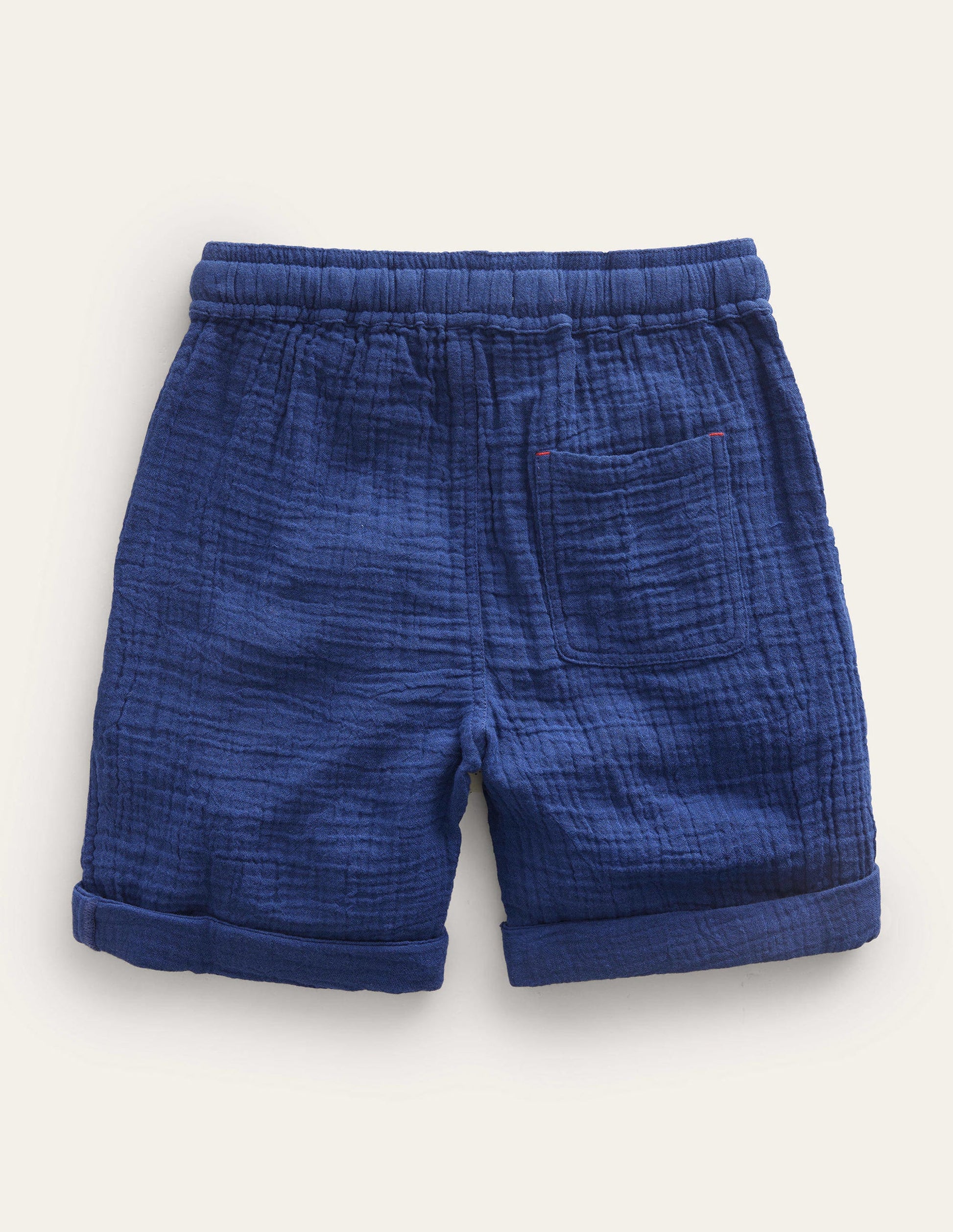 Lightweight Holiday Shorts-Dark Chambray-2