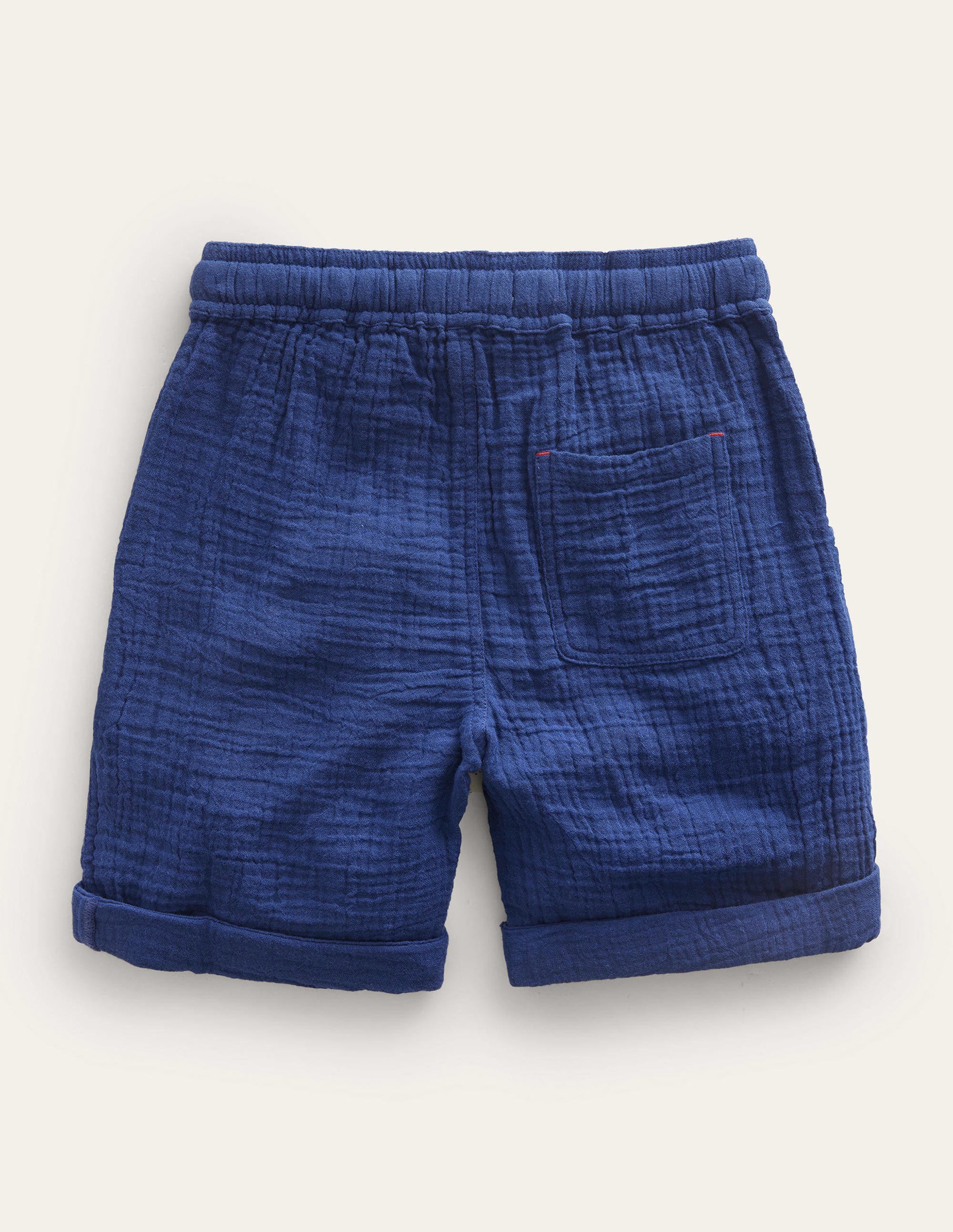 Lightweight Holiday Shorts-Dark Chambray - Image 2
