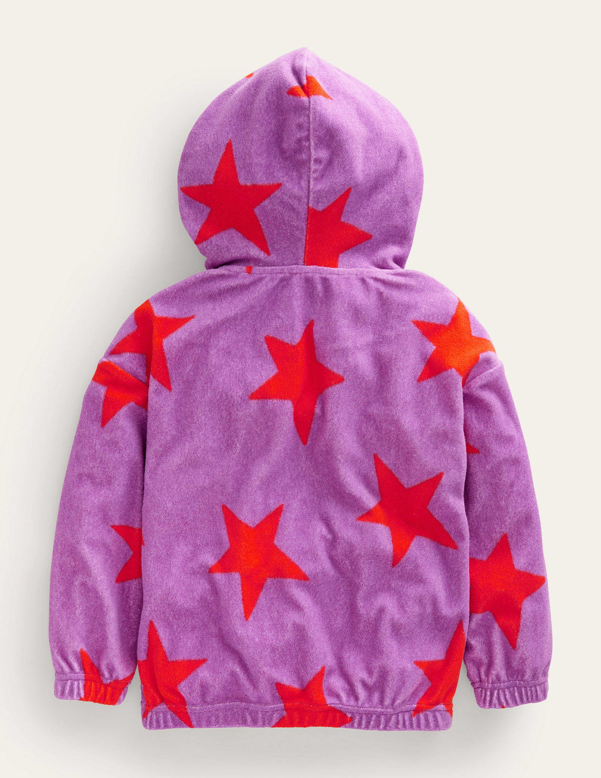 Towelling Hoodie-Radiant Orchid Star - Image 2