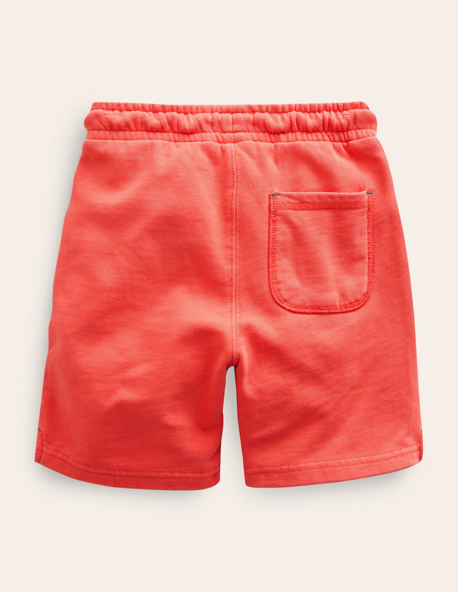 Garment Dye Shorts-Washed Jam Red-2