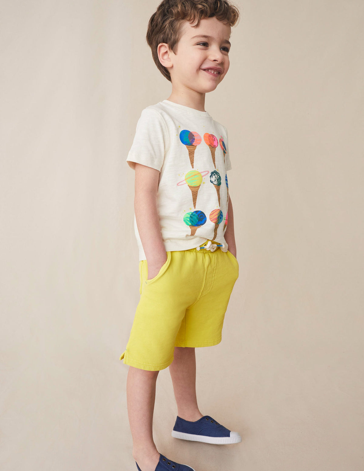 Garment Dye Shorts-Gooseberry Yellow - Image 4