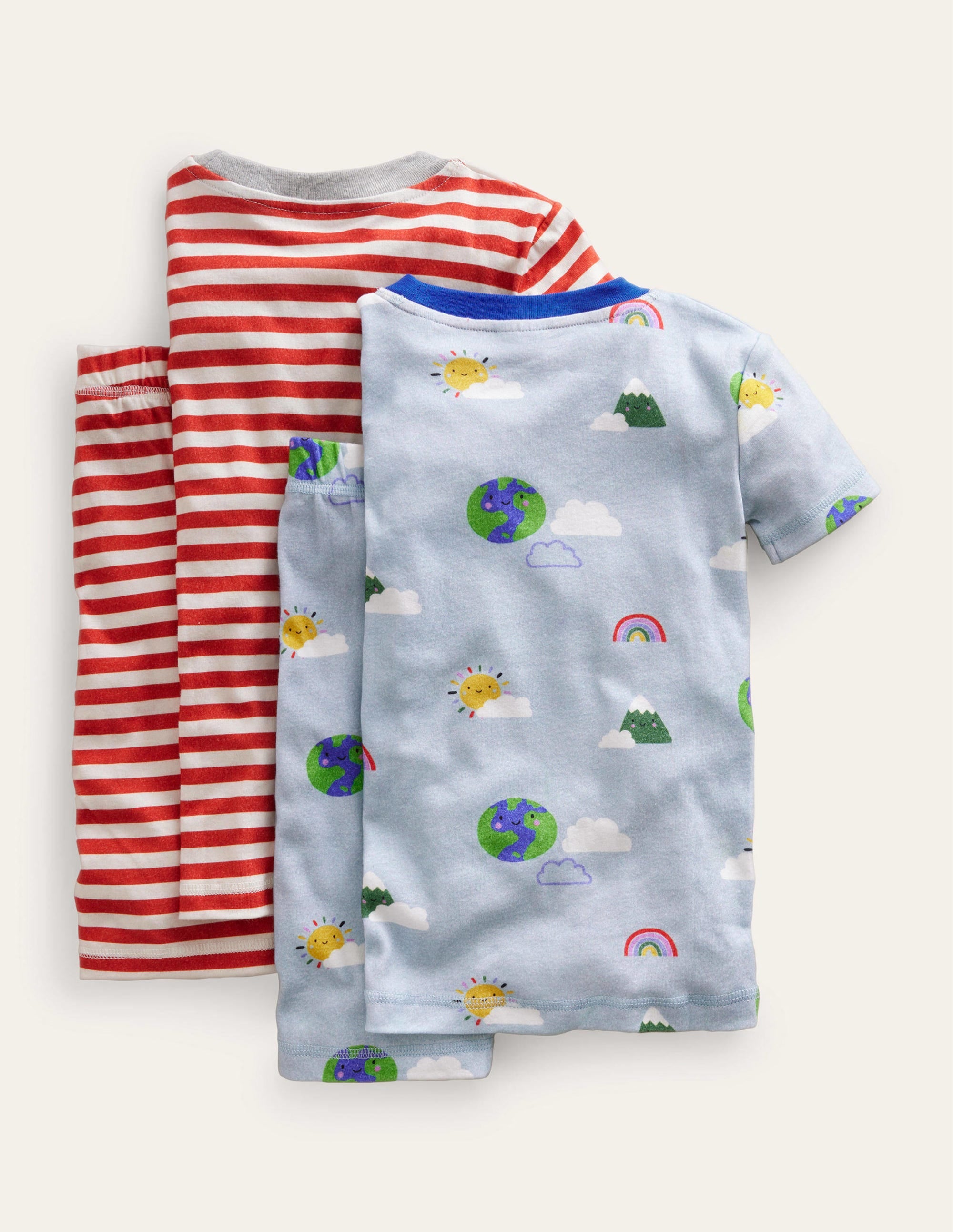 Snug Twin Pack Short Pyjamas-Weather - Image 2