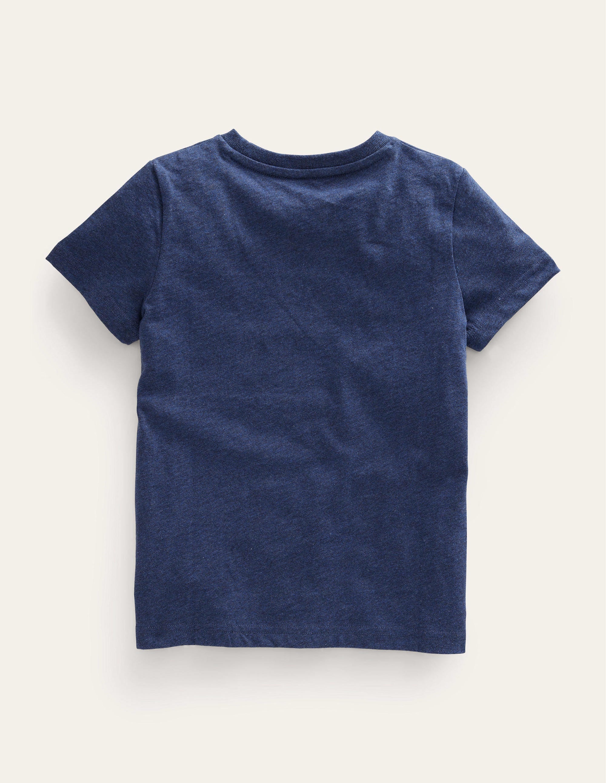 GITD Printed T-shirt-Navy Marl - Image 2