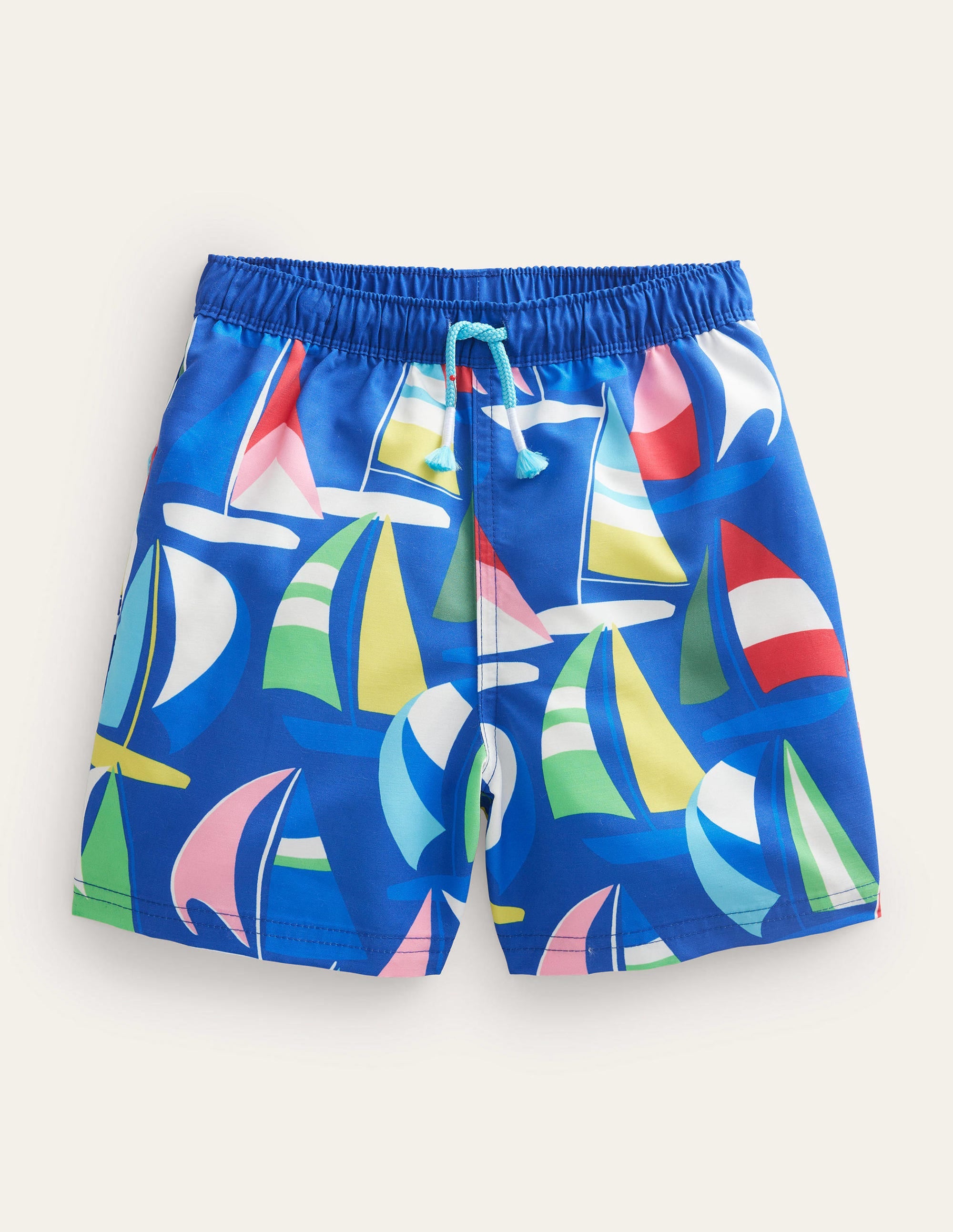 Swim Shorts-Bluing Boats - Image 1