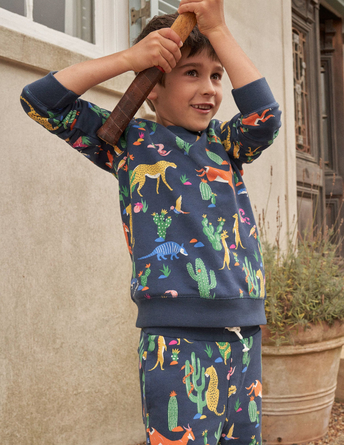 Supersoft Sweatshirt-Multi Animal-4