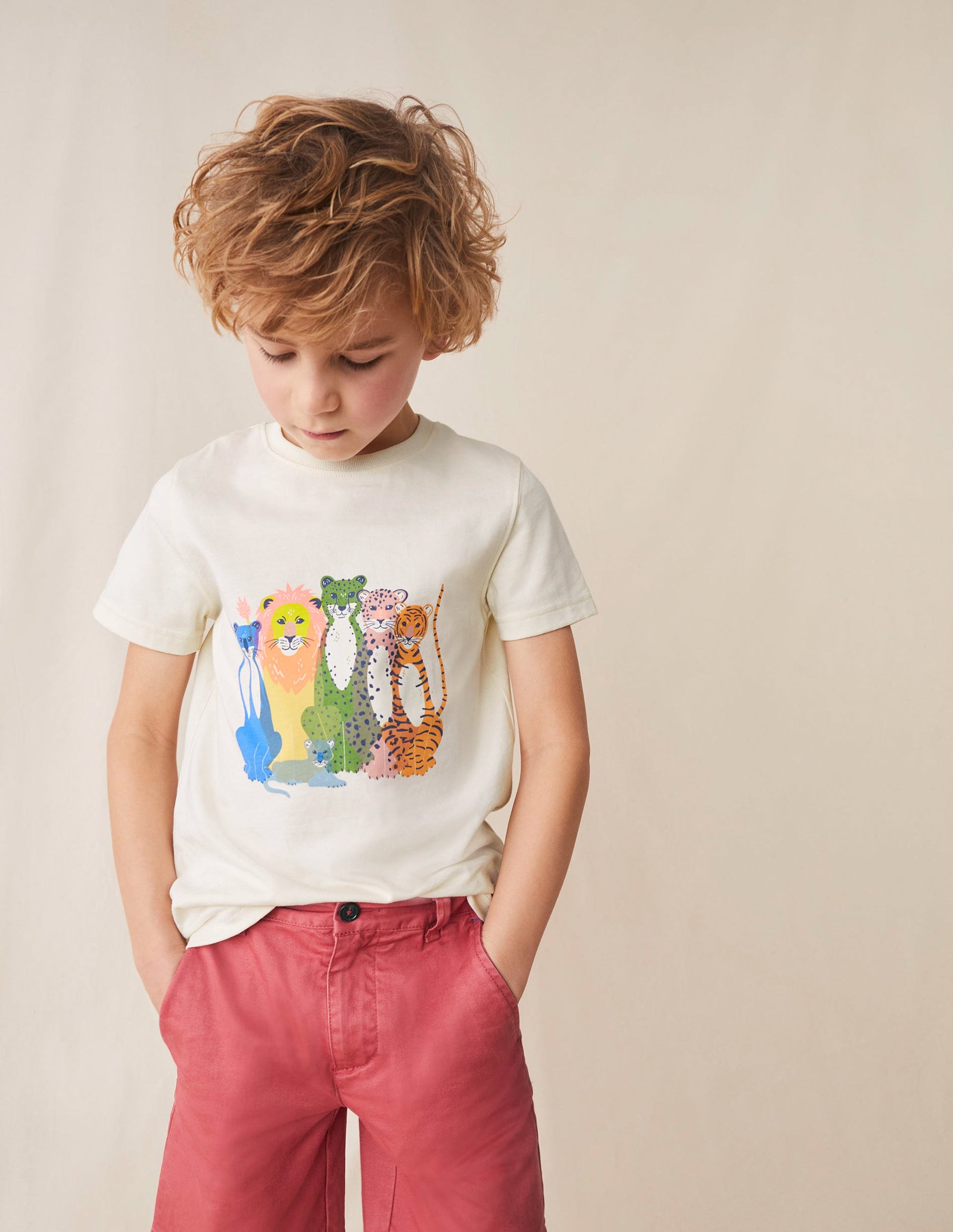 Graphic-Print Cotton T-Shirt-Vanilla Pod Cats-4