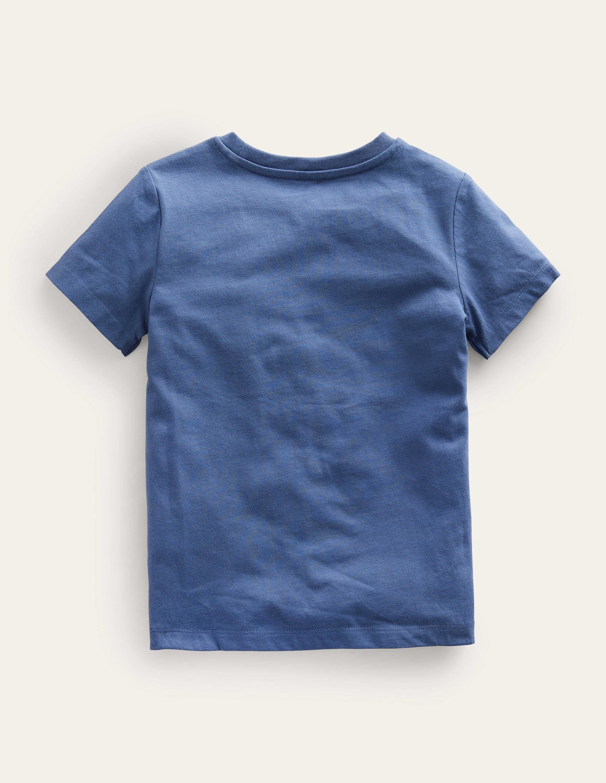 Chain Stitch Logo T-shirt-Robot Blue Fire Engine - Image 2