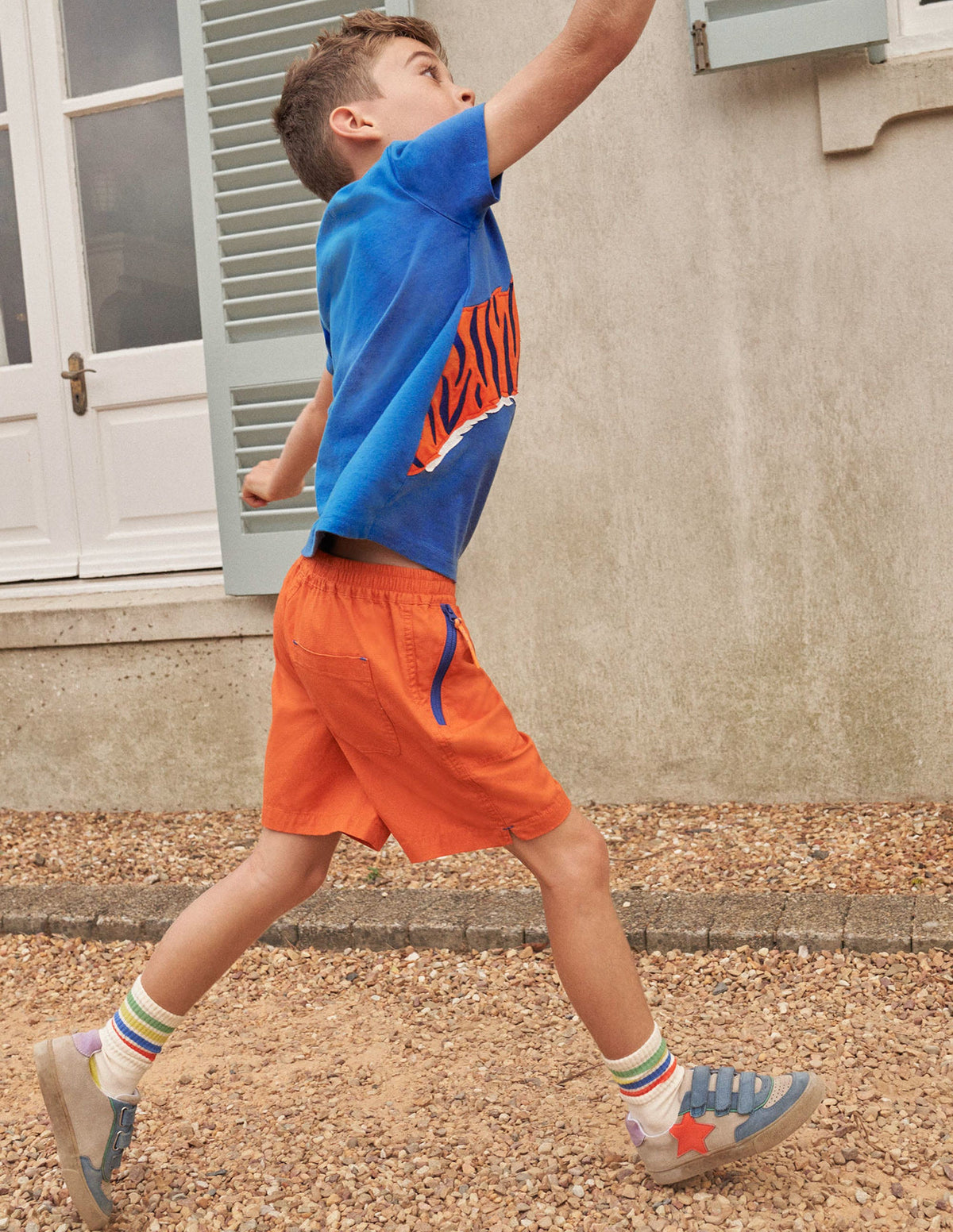 Utility Ripstop Shorts-Kumquat Orange-4