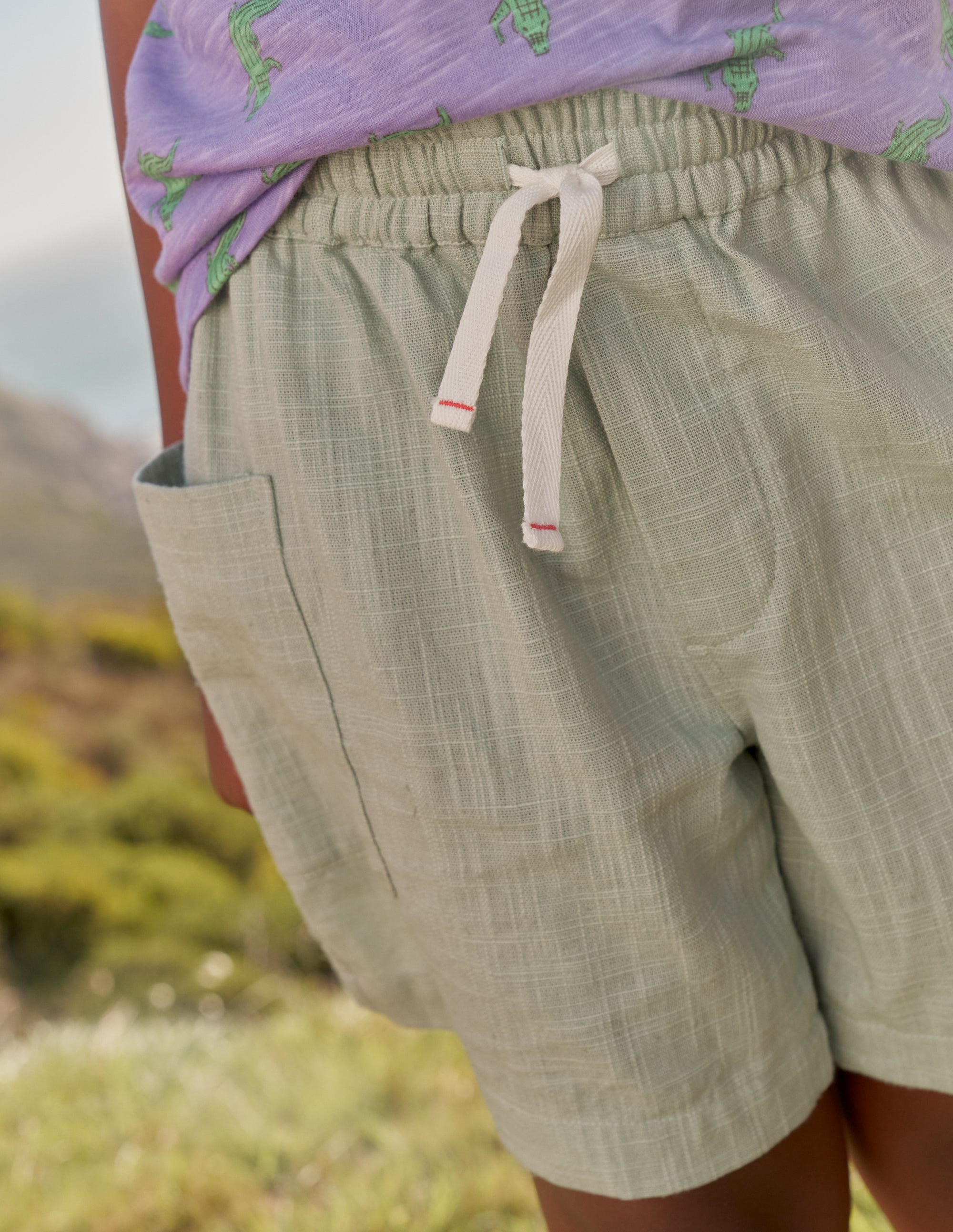 Pocket Shorts-Eau De Nil - Image 5