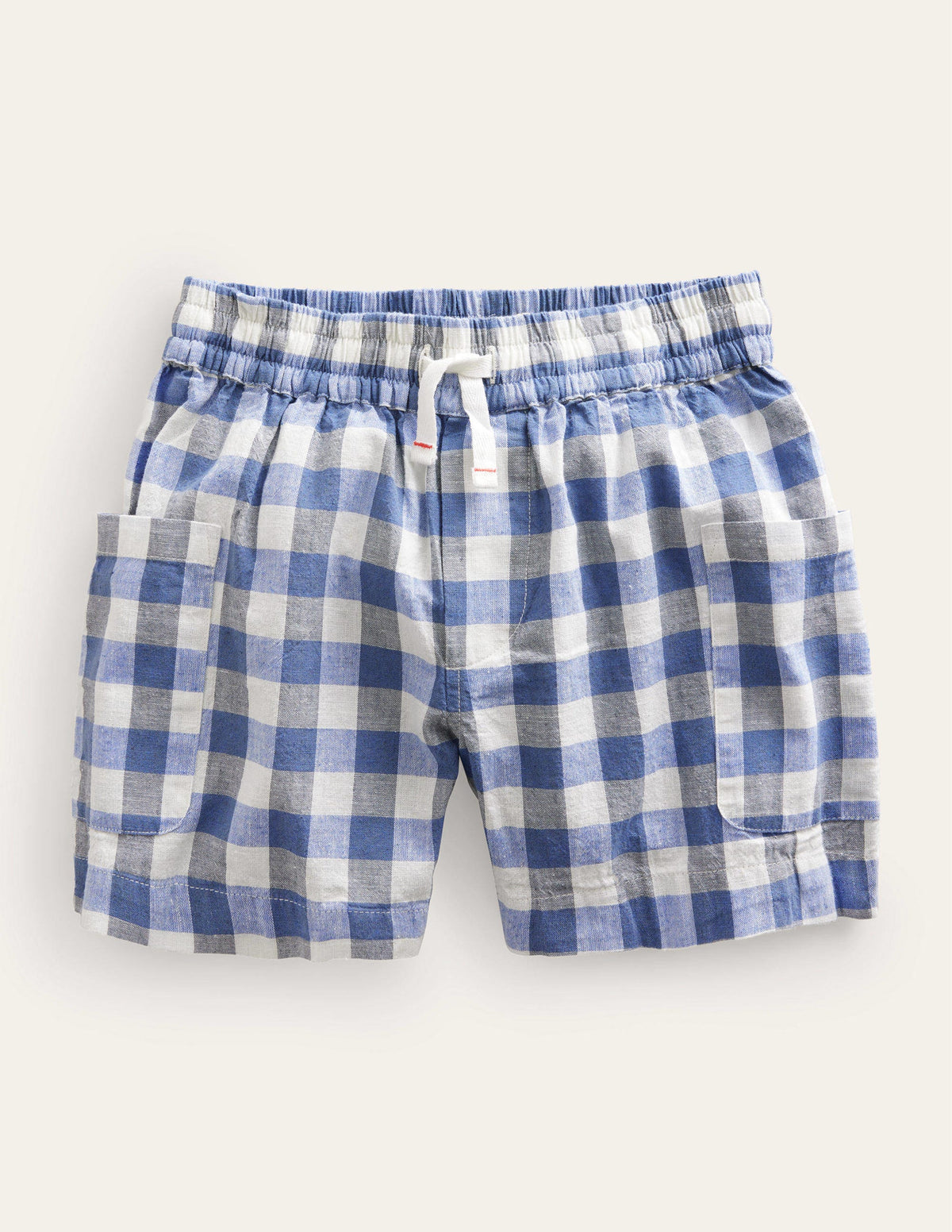 Pocket Shorts-Delft Gingham-1