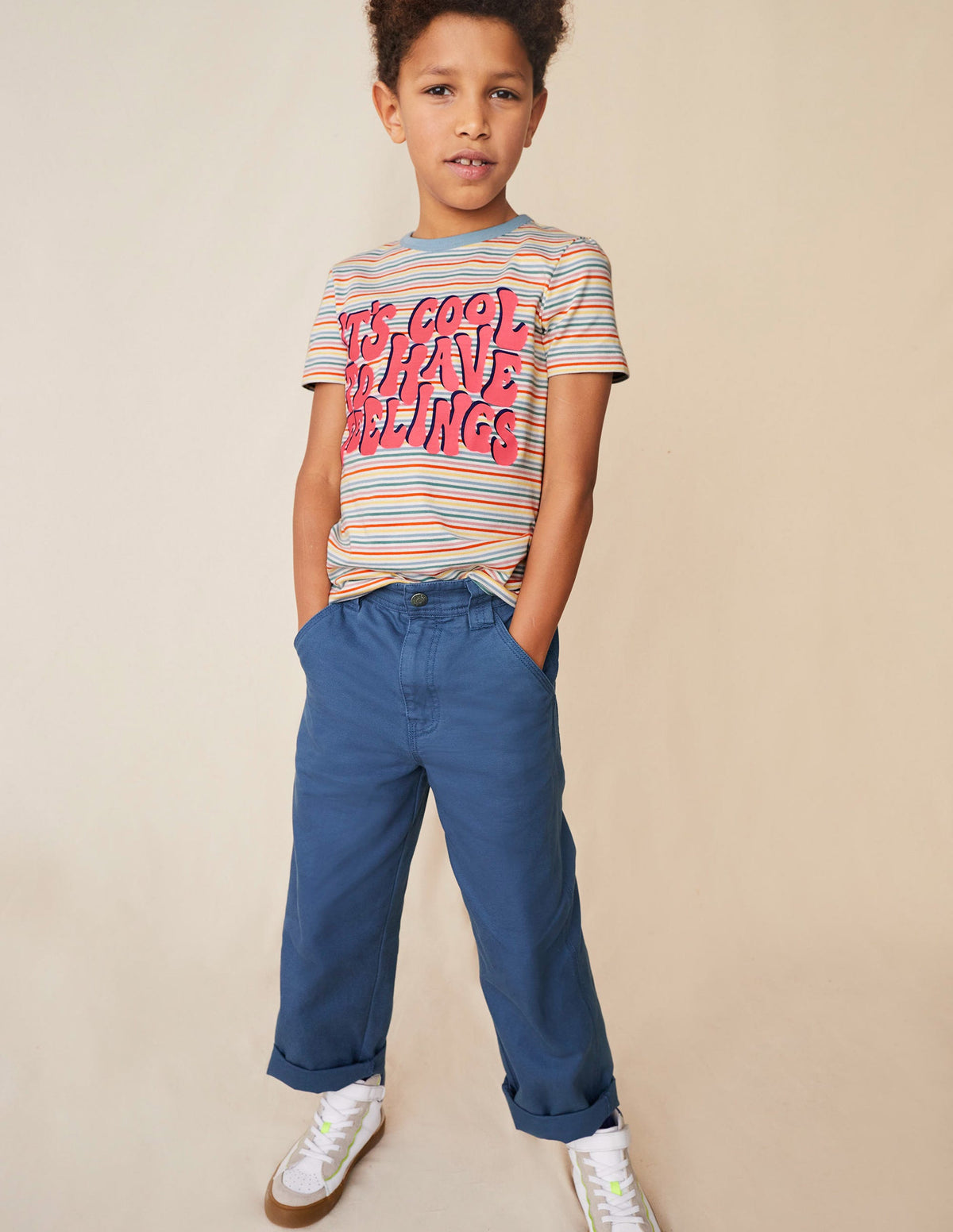 Canvas Trousers-Robot Blue - Image 4