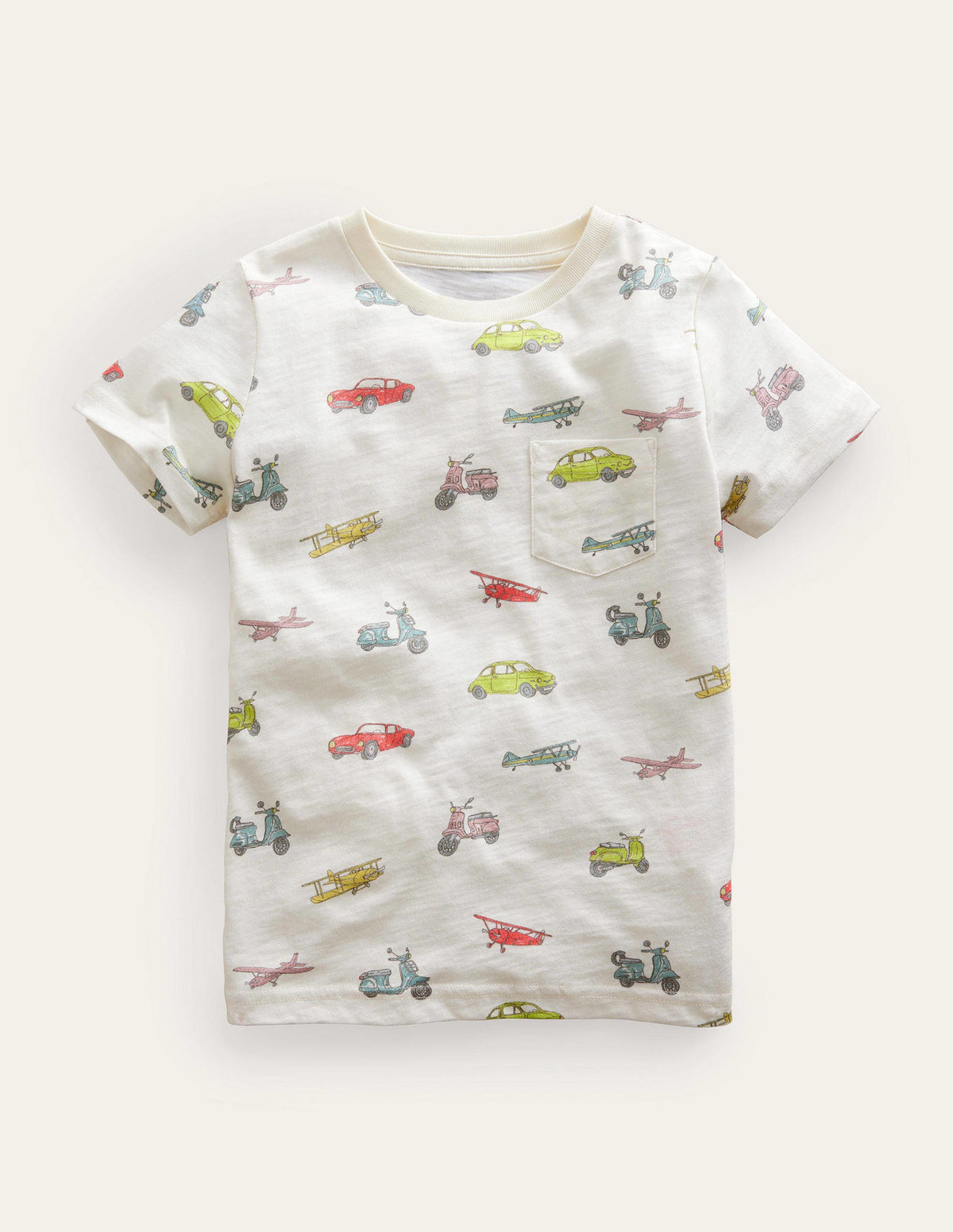 All-over Printed T-Shirt-Multi Cars-1